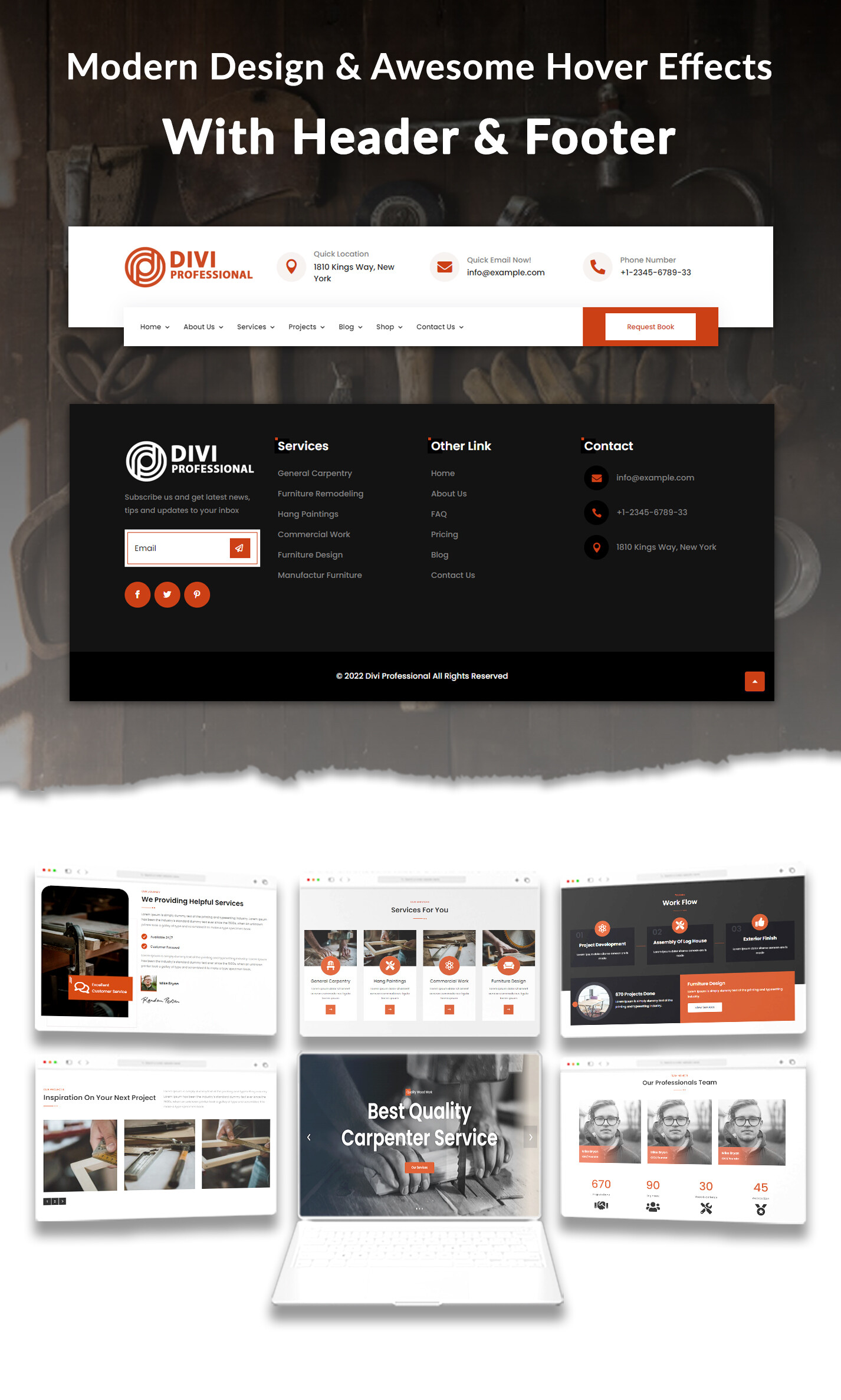 Divi Lawyer and Law Firm Child Theme