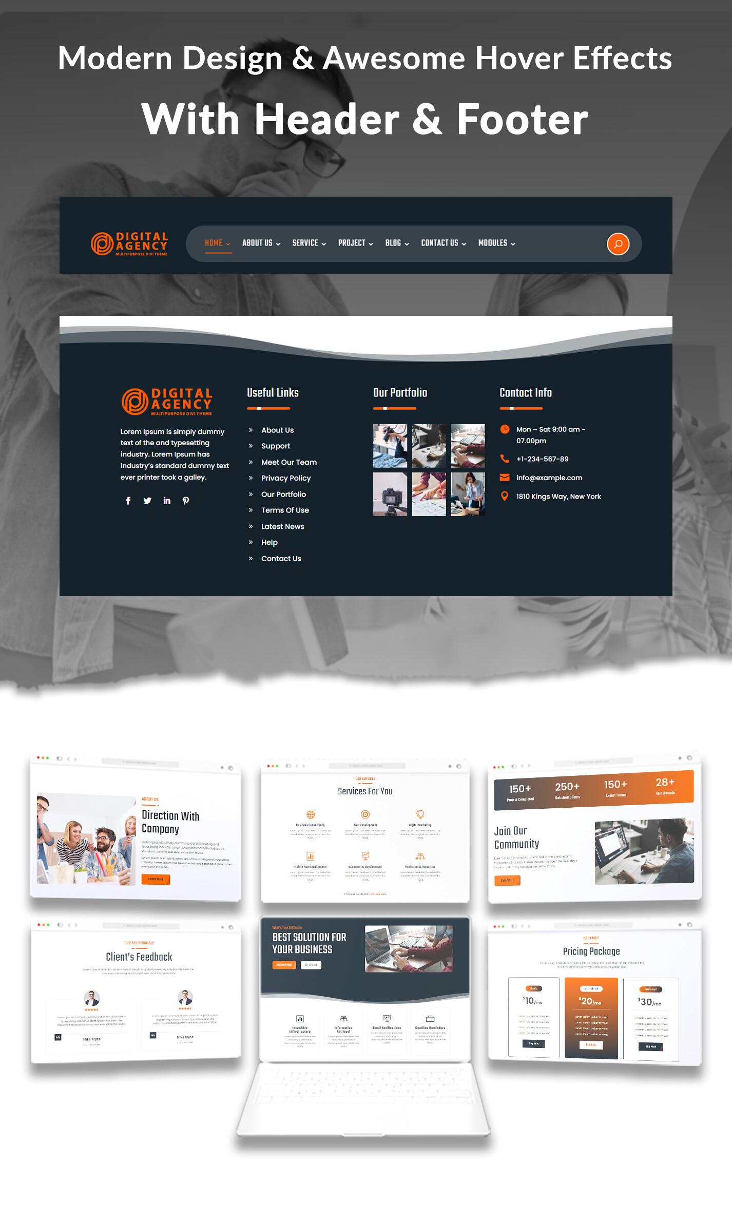 Divi Lawyer and Law Firm Child Theme