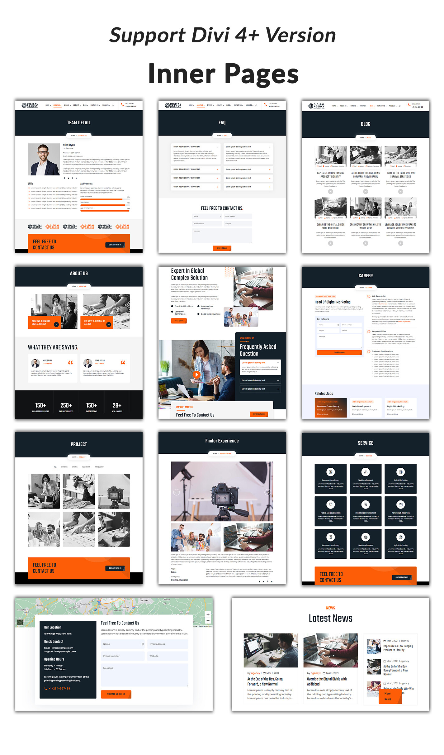 Divi Lawyer and Law Firm Child Theme