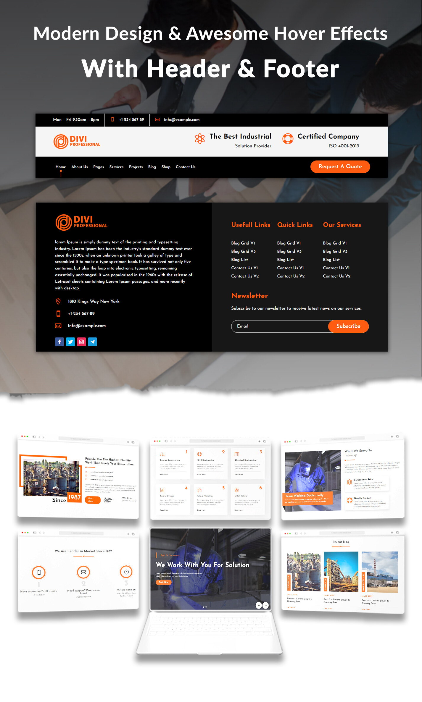 Divi Lawyer and Law Firm Child Theme