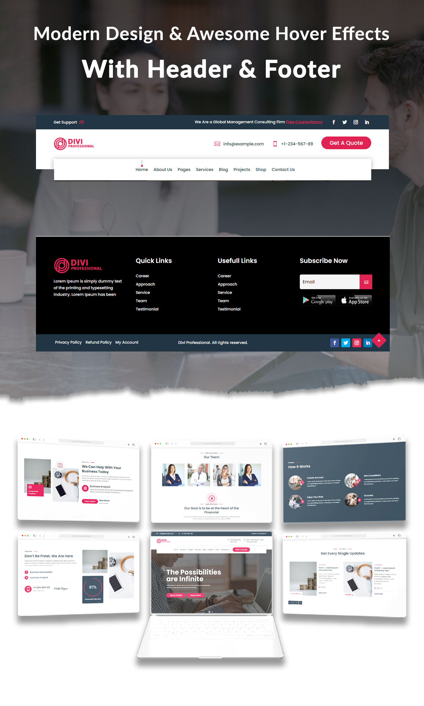 Divi Lawyer and Law Firm Child Theme