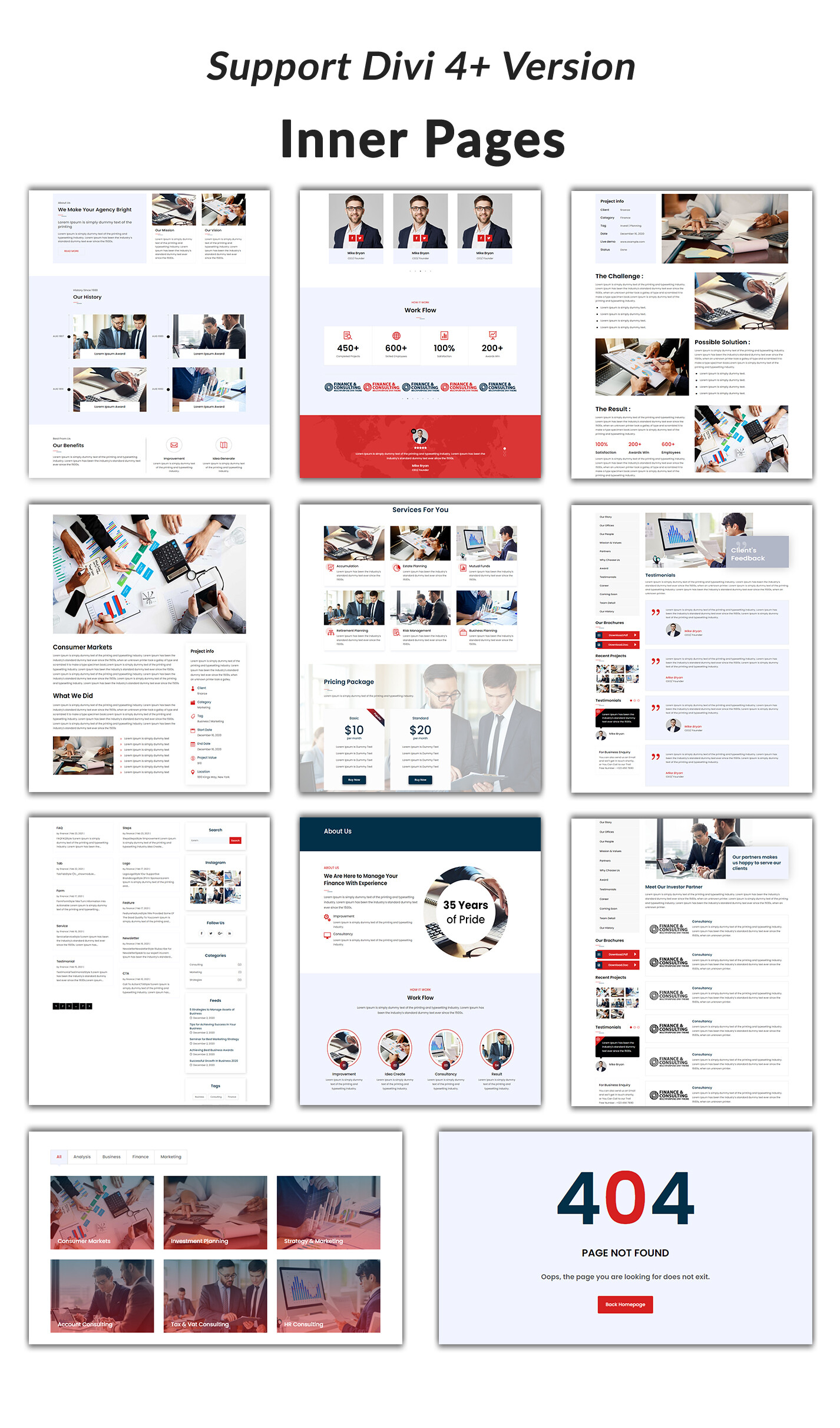 Divi Lawyer and Law Firm Child Theme