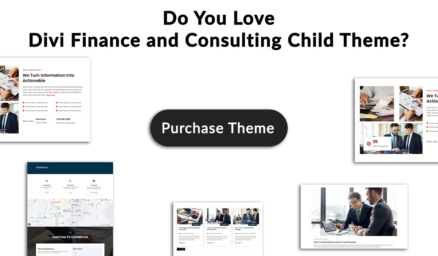 Divi Lawyer and Law Firm Child Theme