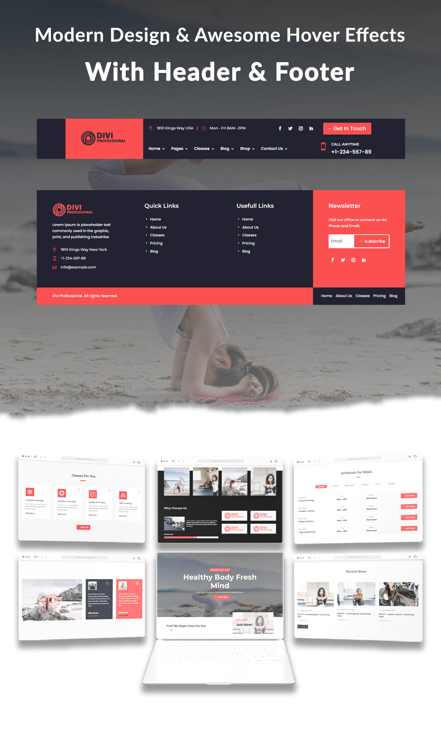 Divi Lawyer and Law Firm Child Theme