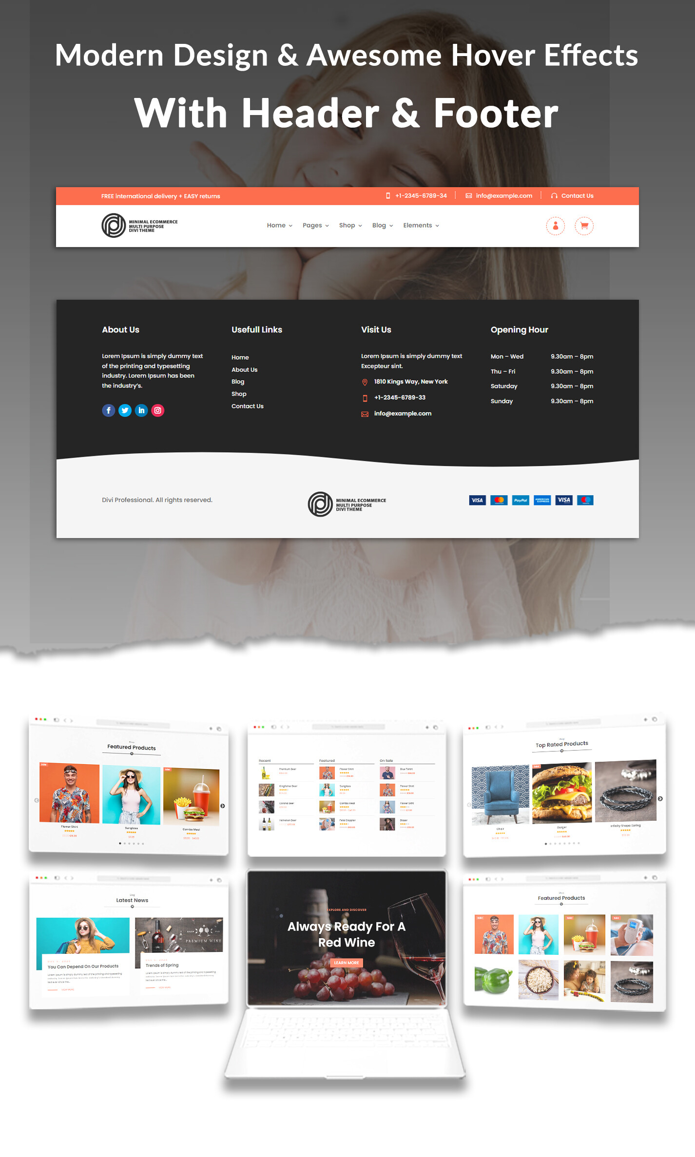Divi Lawyer and Law Firm Child Theme