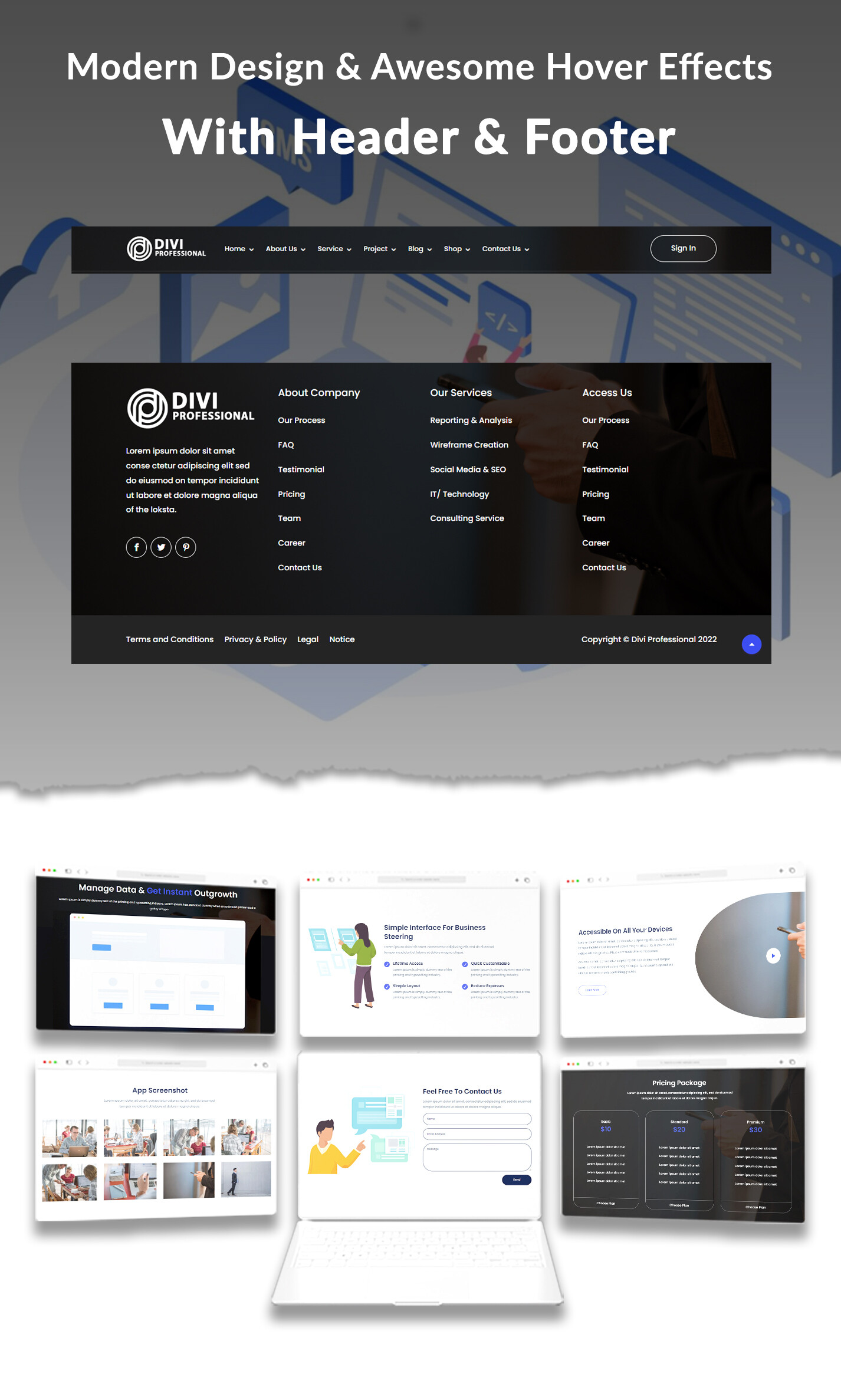 Divi Lawyer and Law Firm Child Theme