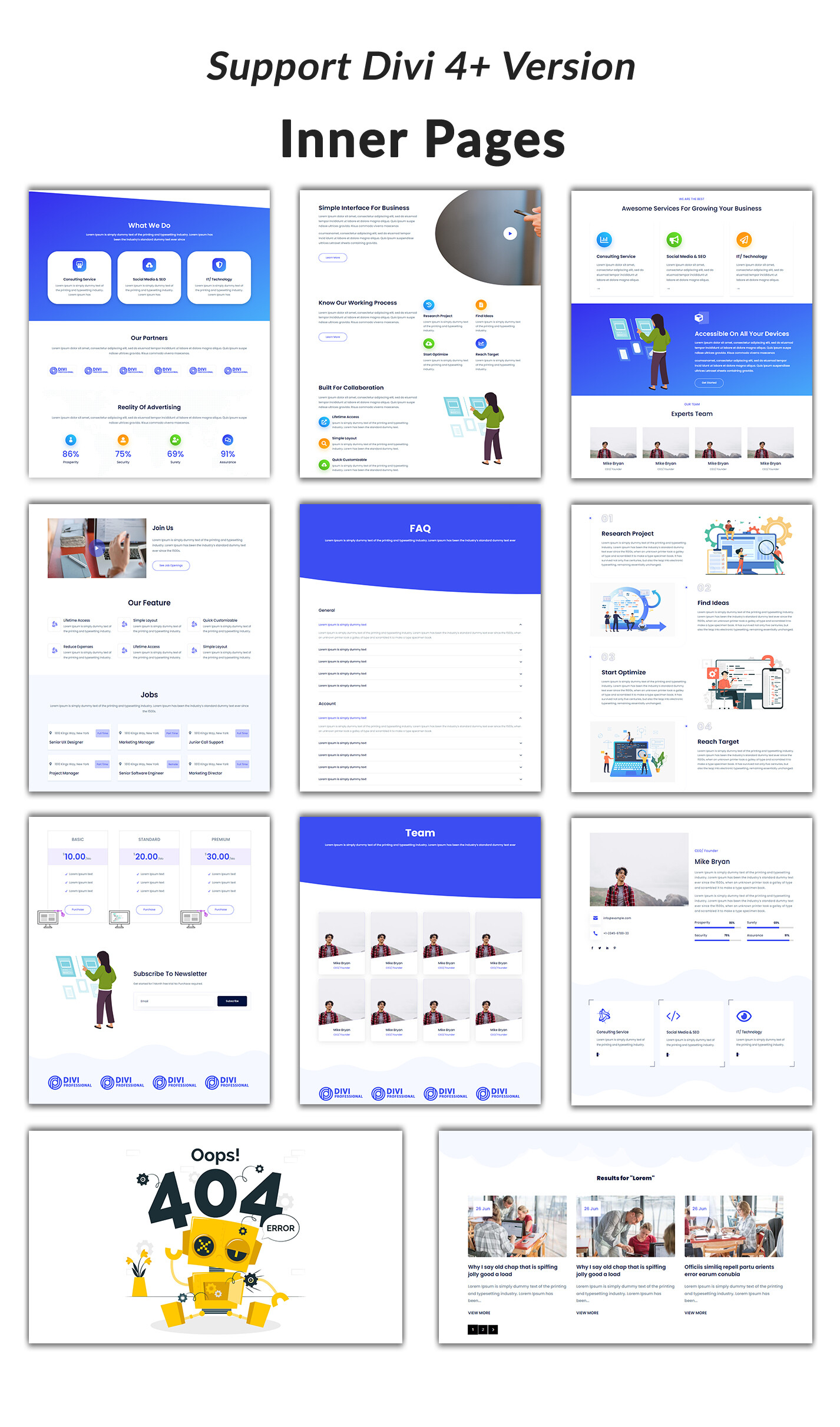 Divi Lawyer and Law Firm Child Theme