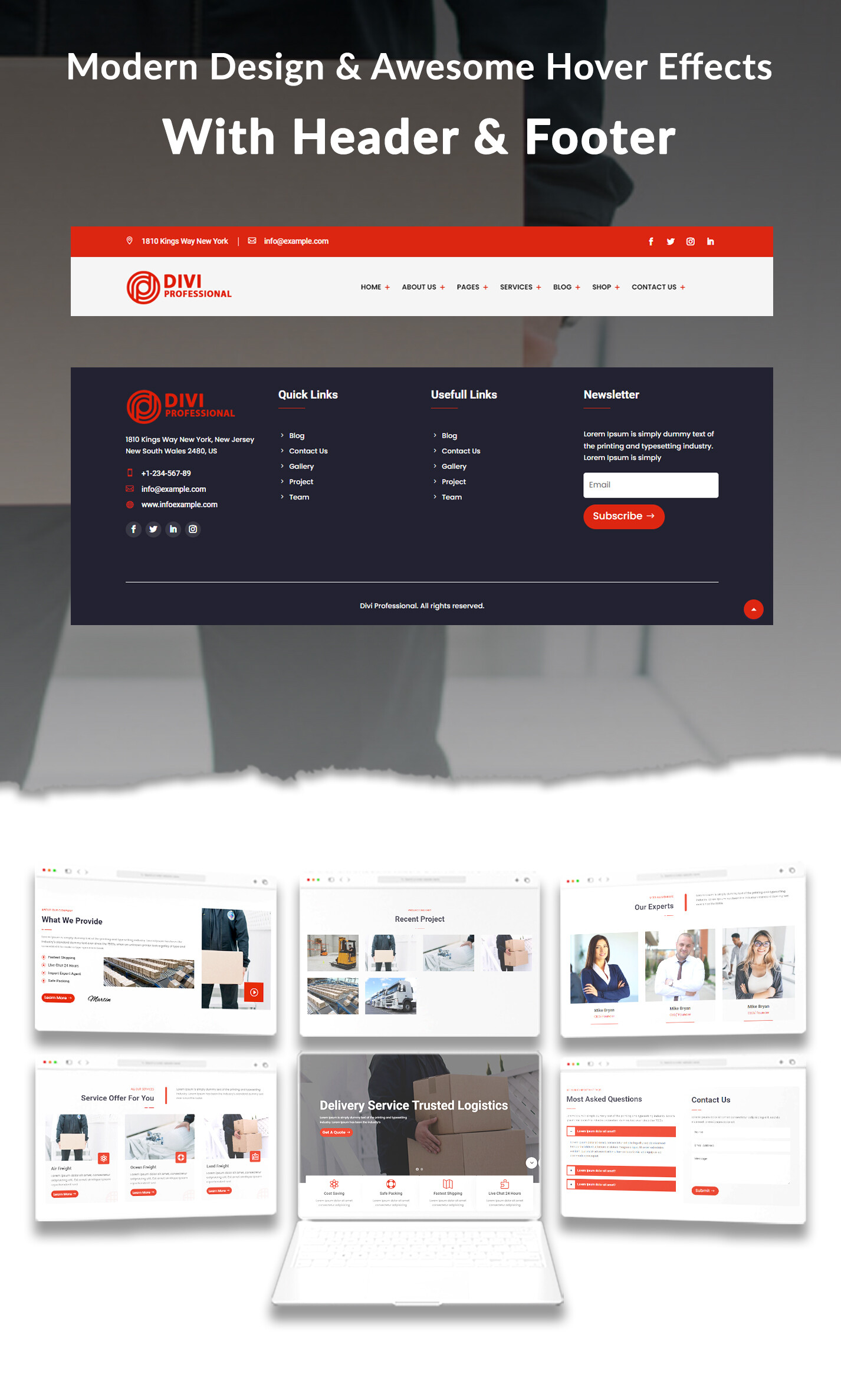 Divi Lawyer and Law Firm Child Theme