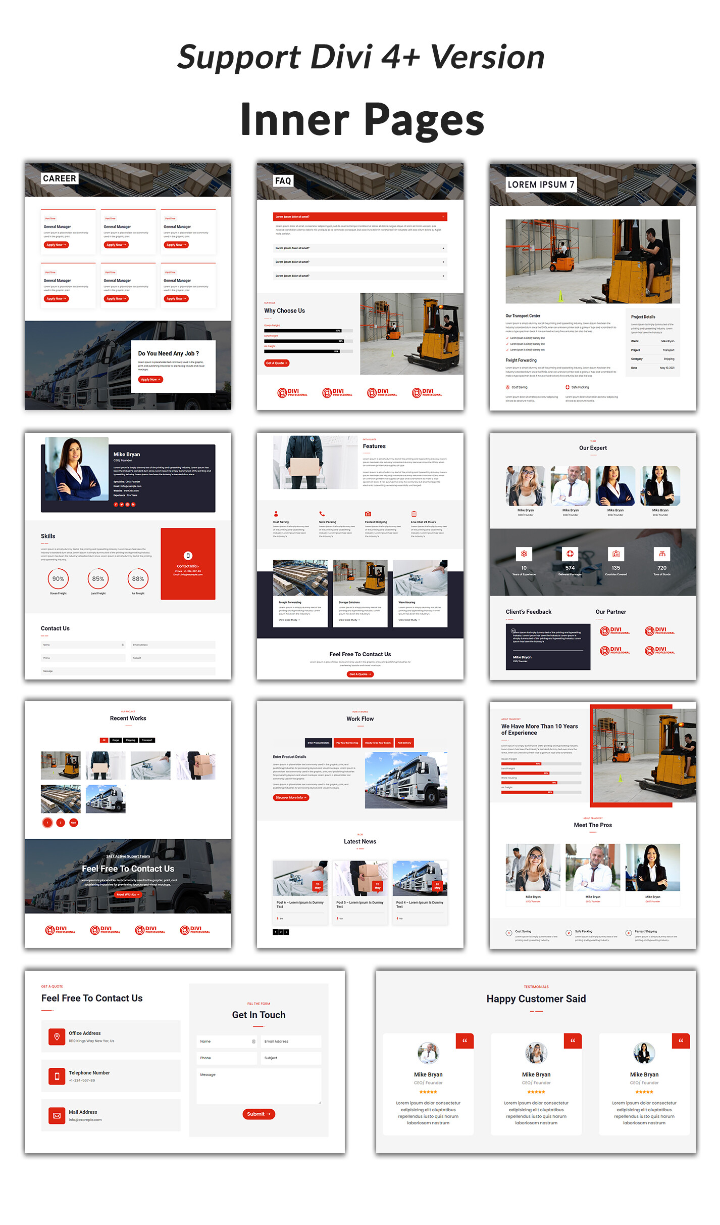 Divi Lawyer and Law Firm Child Theme