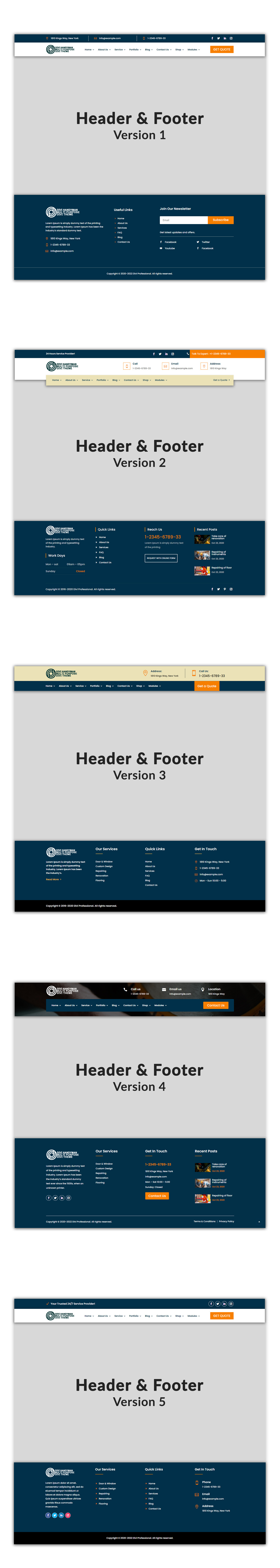 Divi Handyman Multipurpose Child Theme