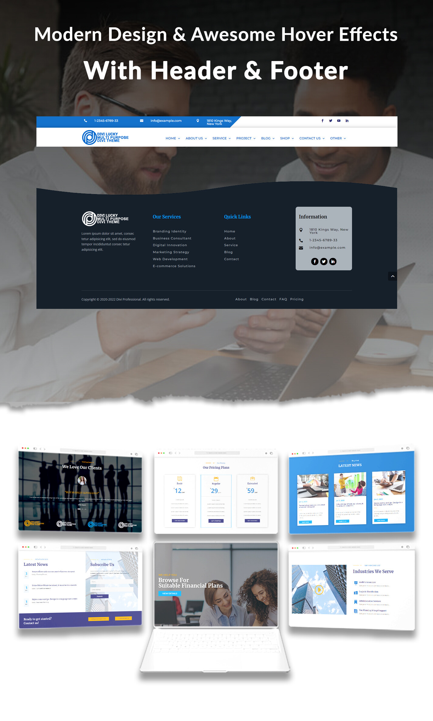 Divi Lawyer and Law Firm Child Theme
