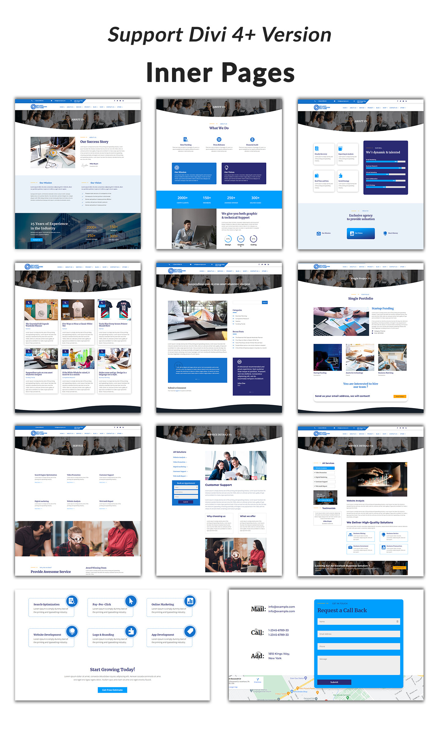 Divi Lawyer and Law Firm Child Theme