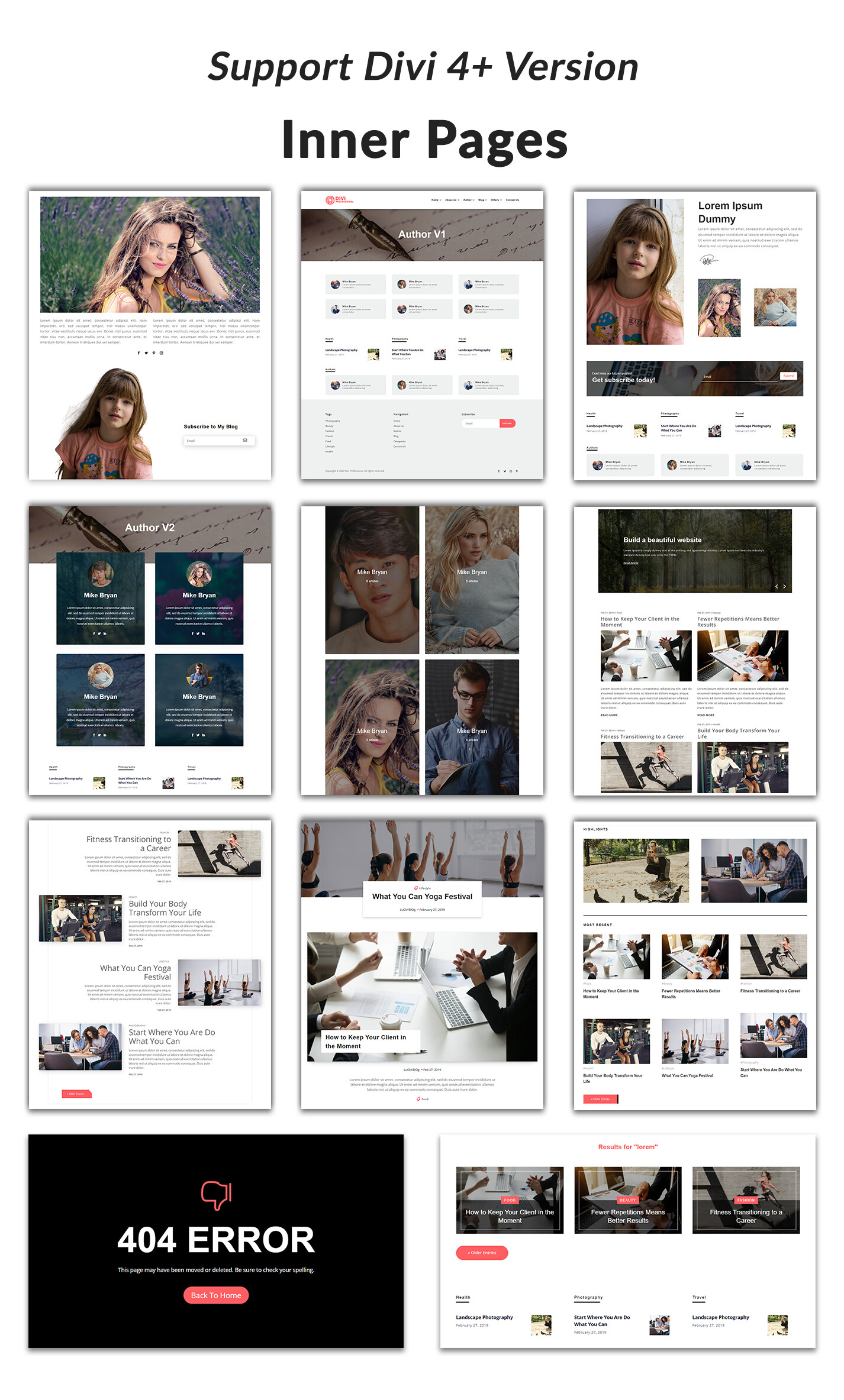 Divi Lawyer and Law Firm Child Theme