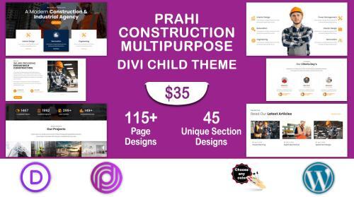 Divi Prahi Construction Multipurpose Child Theme