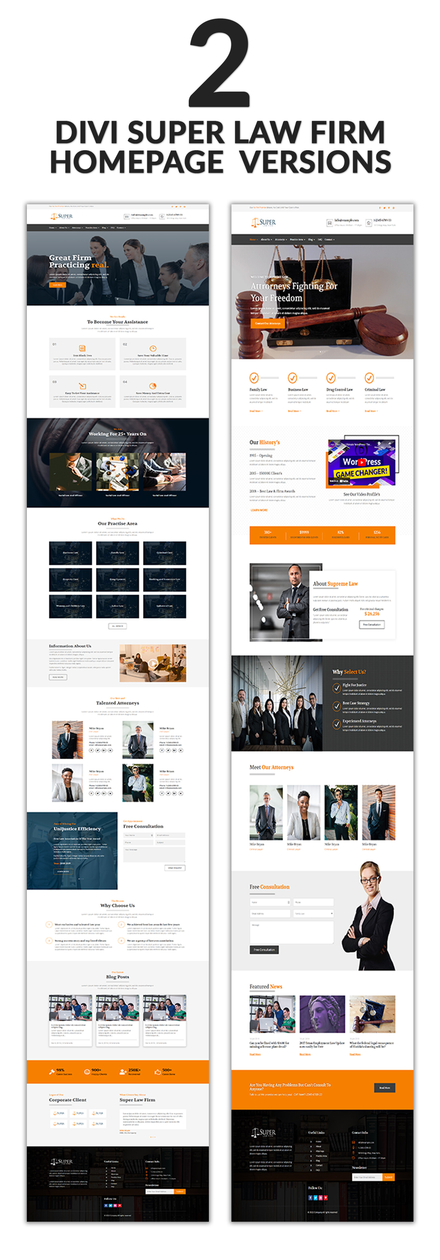 Divi Super Law Firm Child Theme