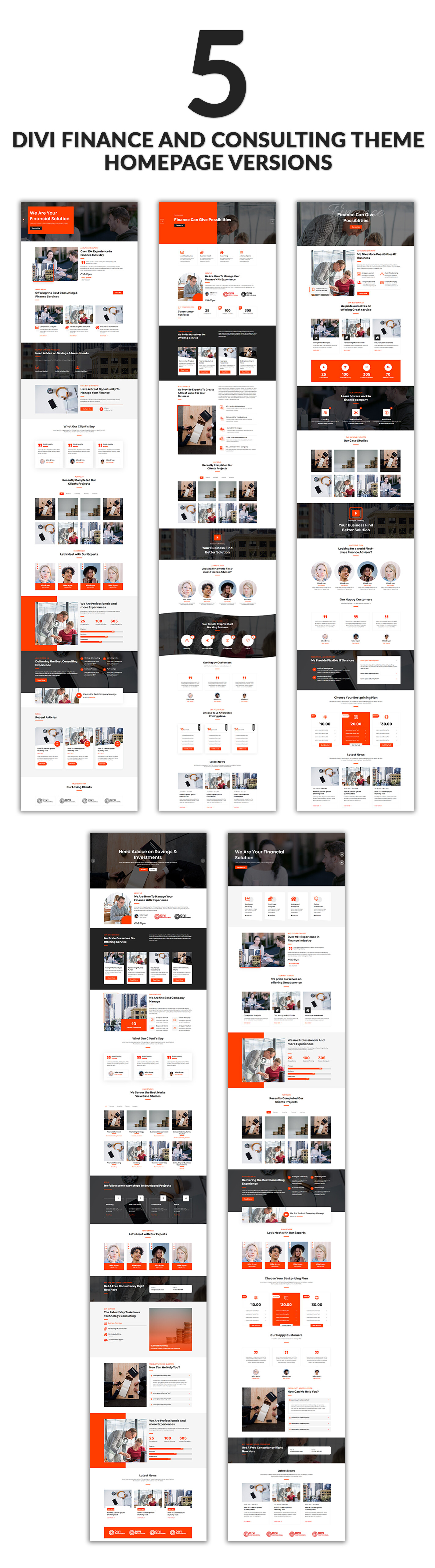 Divi Finance & Consulting Theme