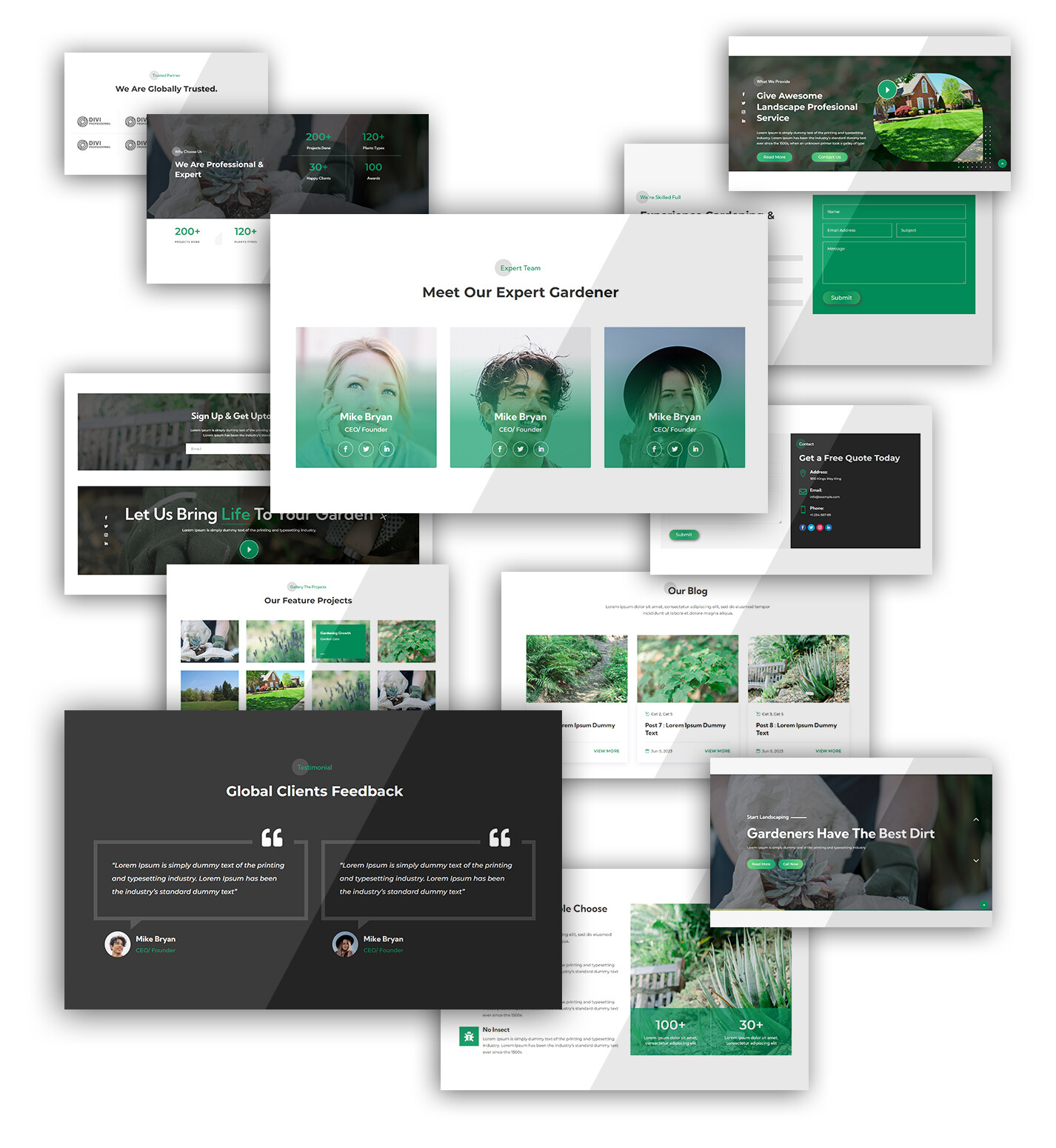 Divi Gardening & Landscaping Theme