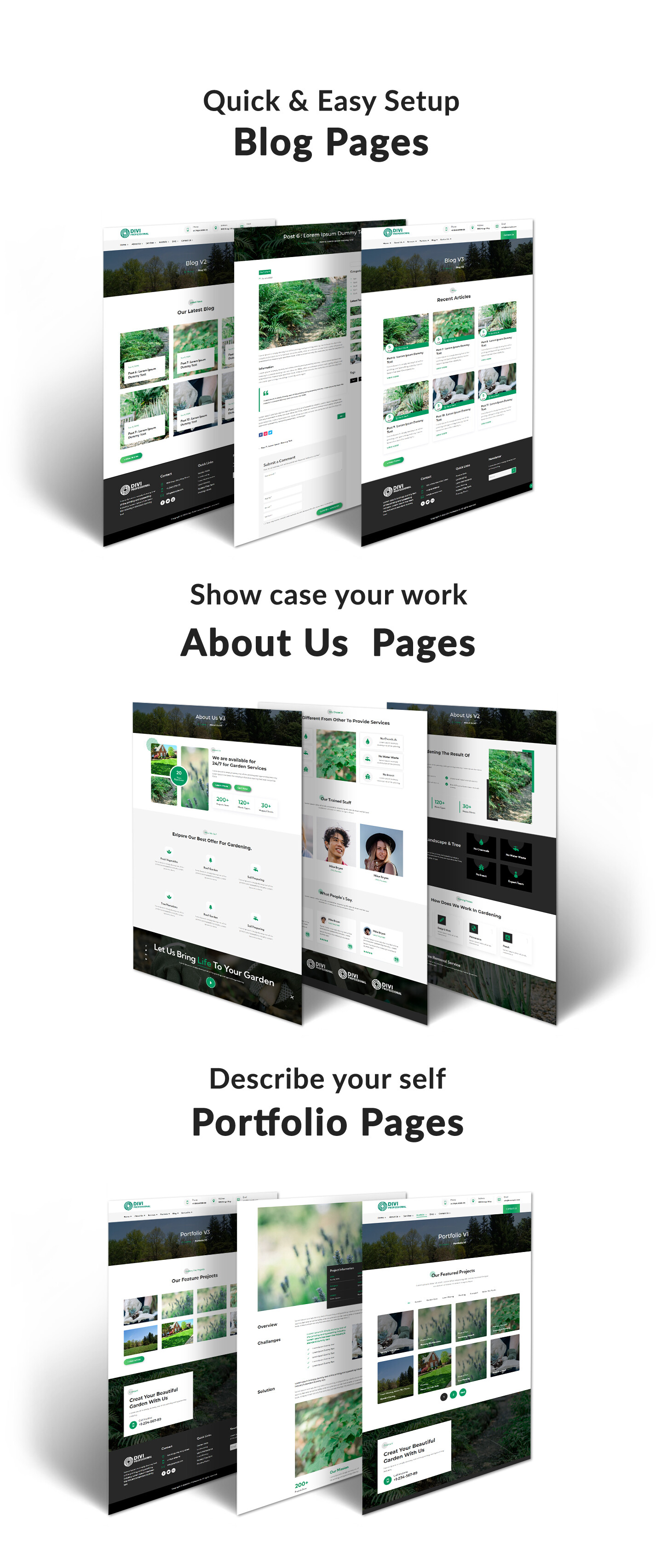 Divi Gardening & Landscaping Theme