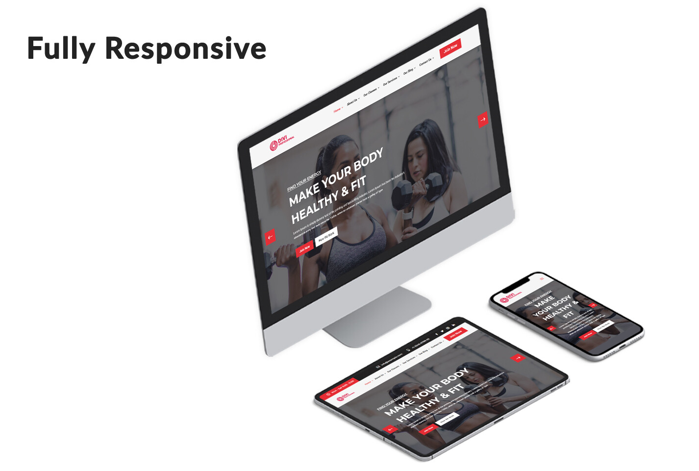 Divi Fitness & Gym Theme