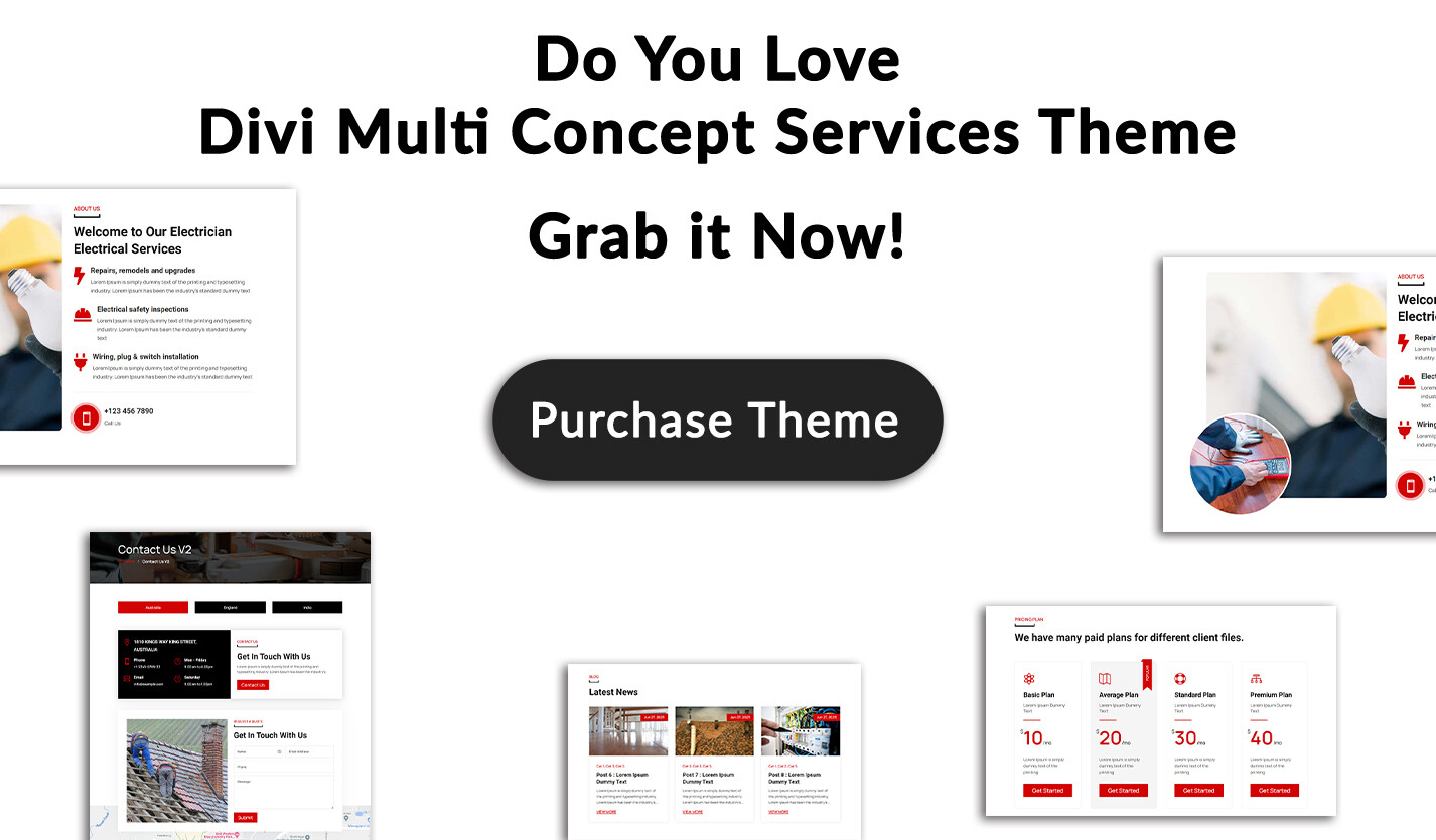 Divi Handyman Services Theme