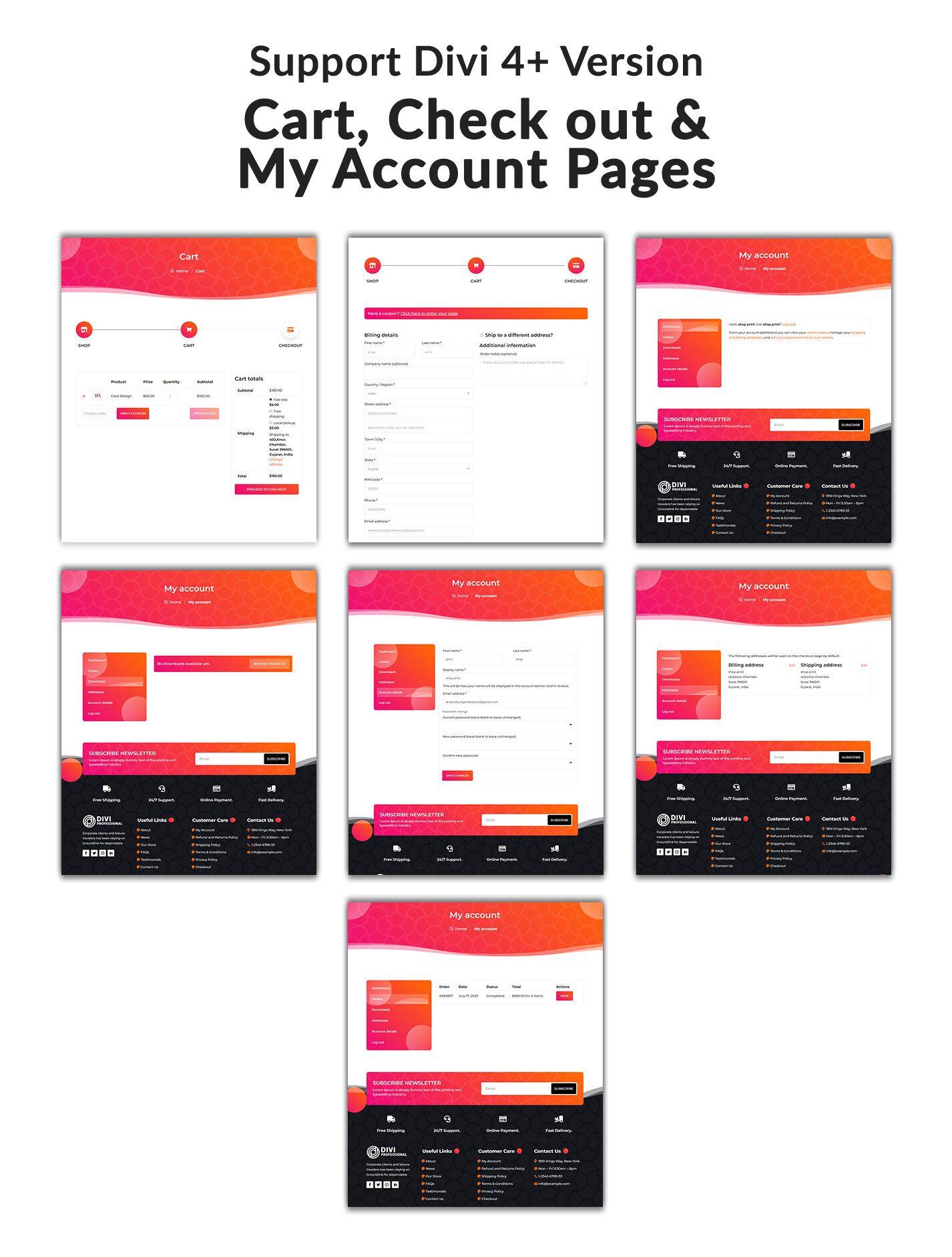 Divi Print Shop Woocommerce Theme