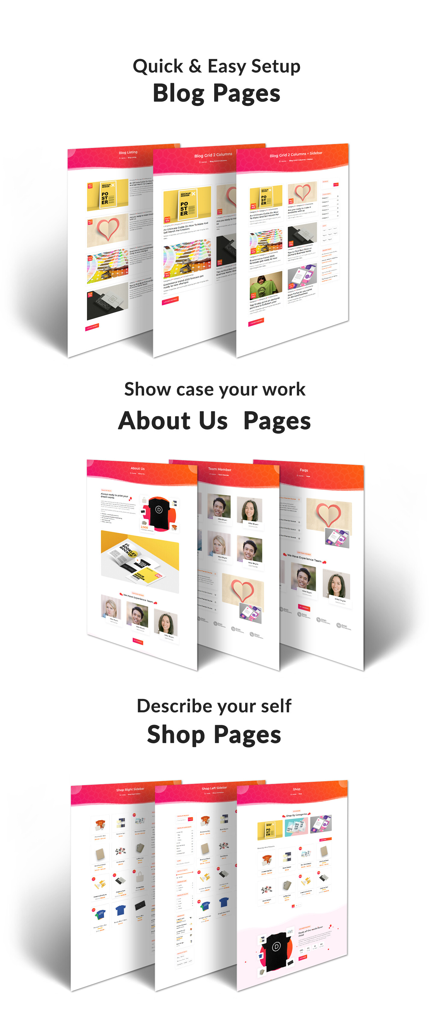 Divi Print Shop Woocommerce Theme