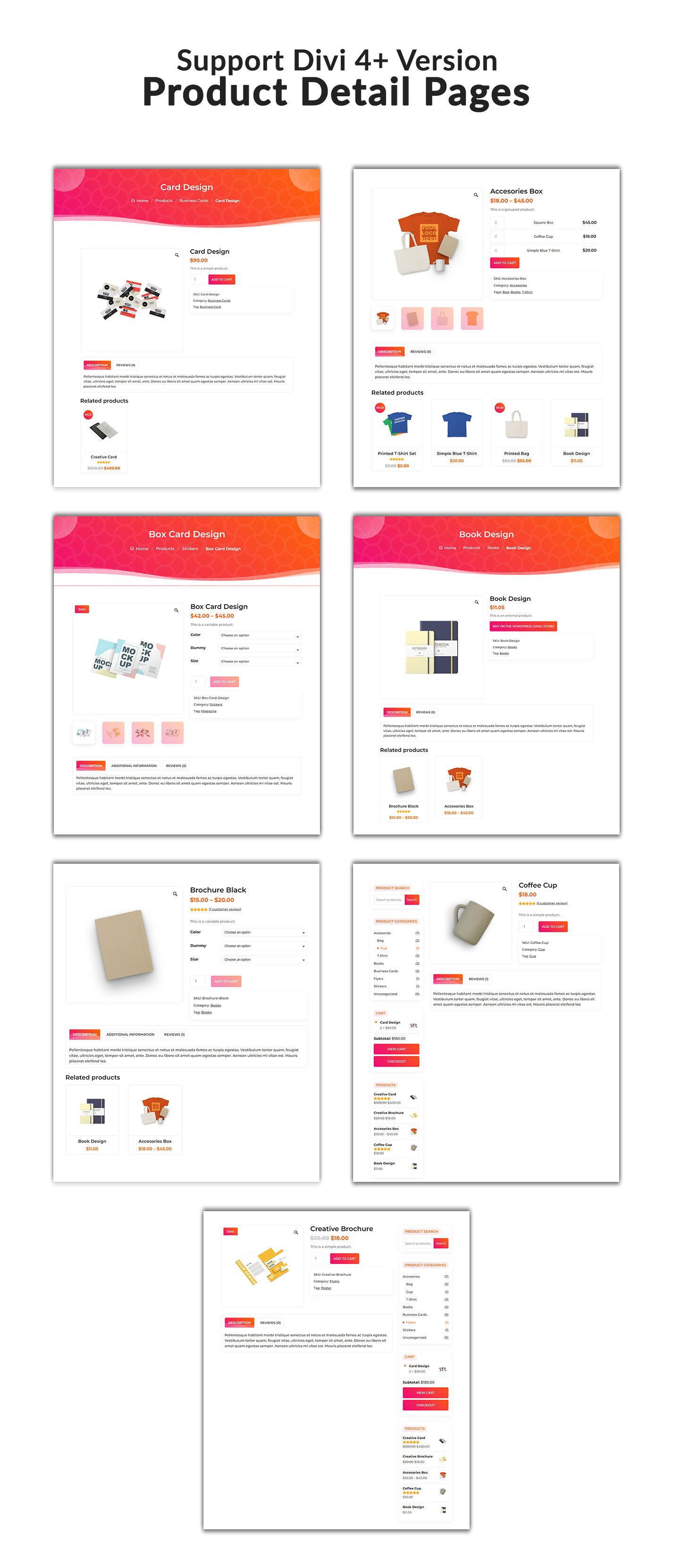 Divi Print Shop Woocommerce Theme