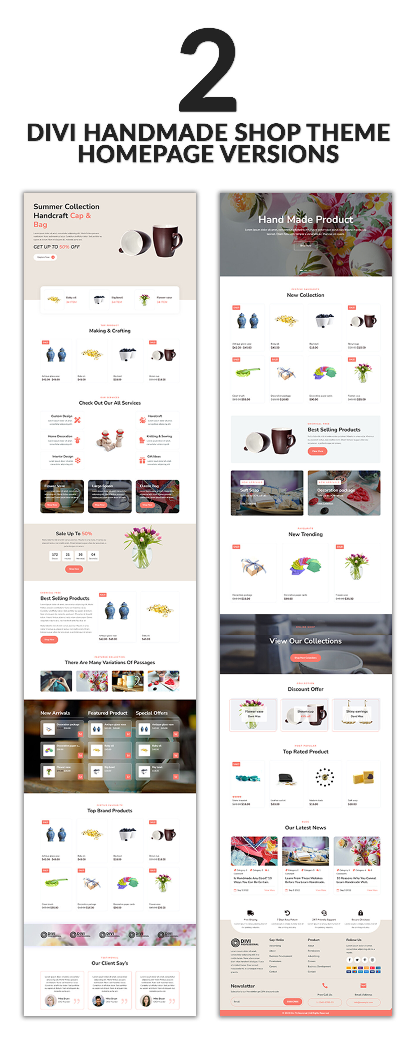 Divi Handmade Shop Theme