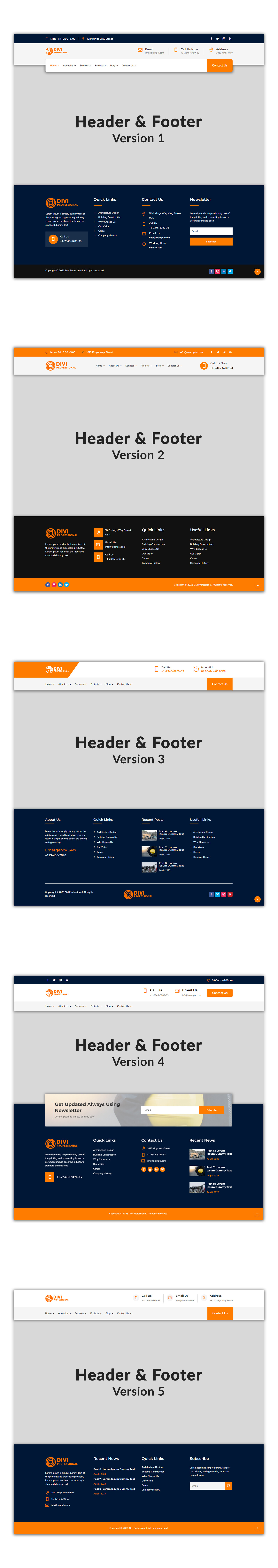 Divi Construction and Architecture Theme