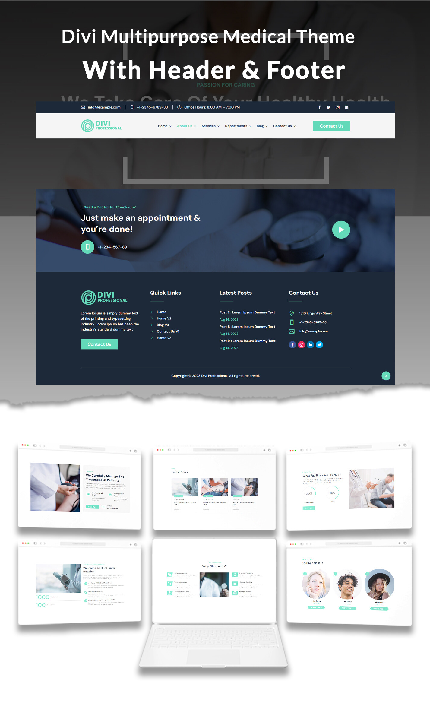 Divi Multipurpose Medical Theme