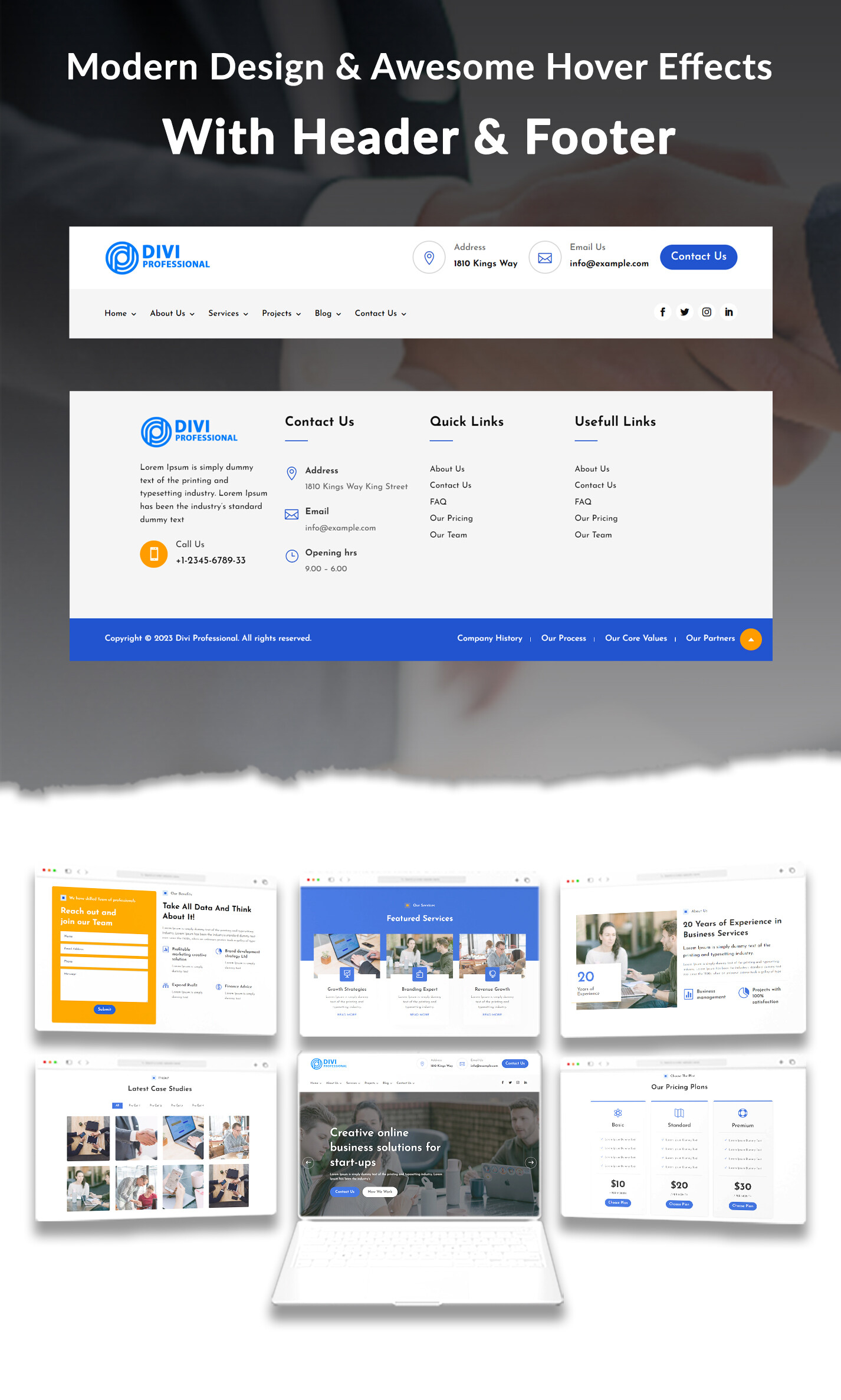 Divi Multipurpose Business Theme