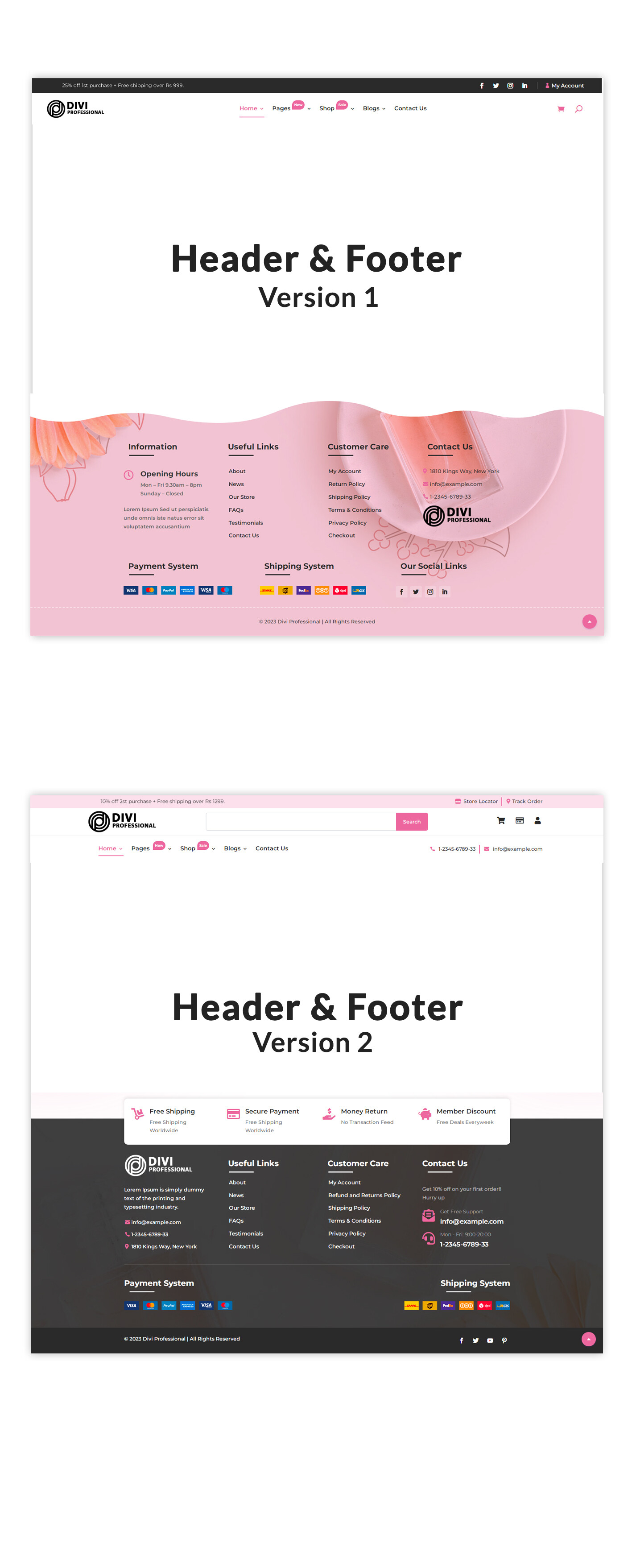 Divi Perfume Shop Woocommerce Theme