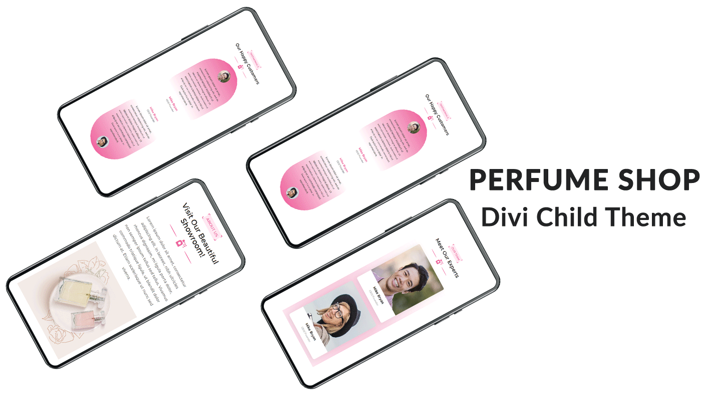 Divi Perfume Shop Woocommerce Theme