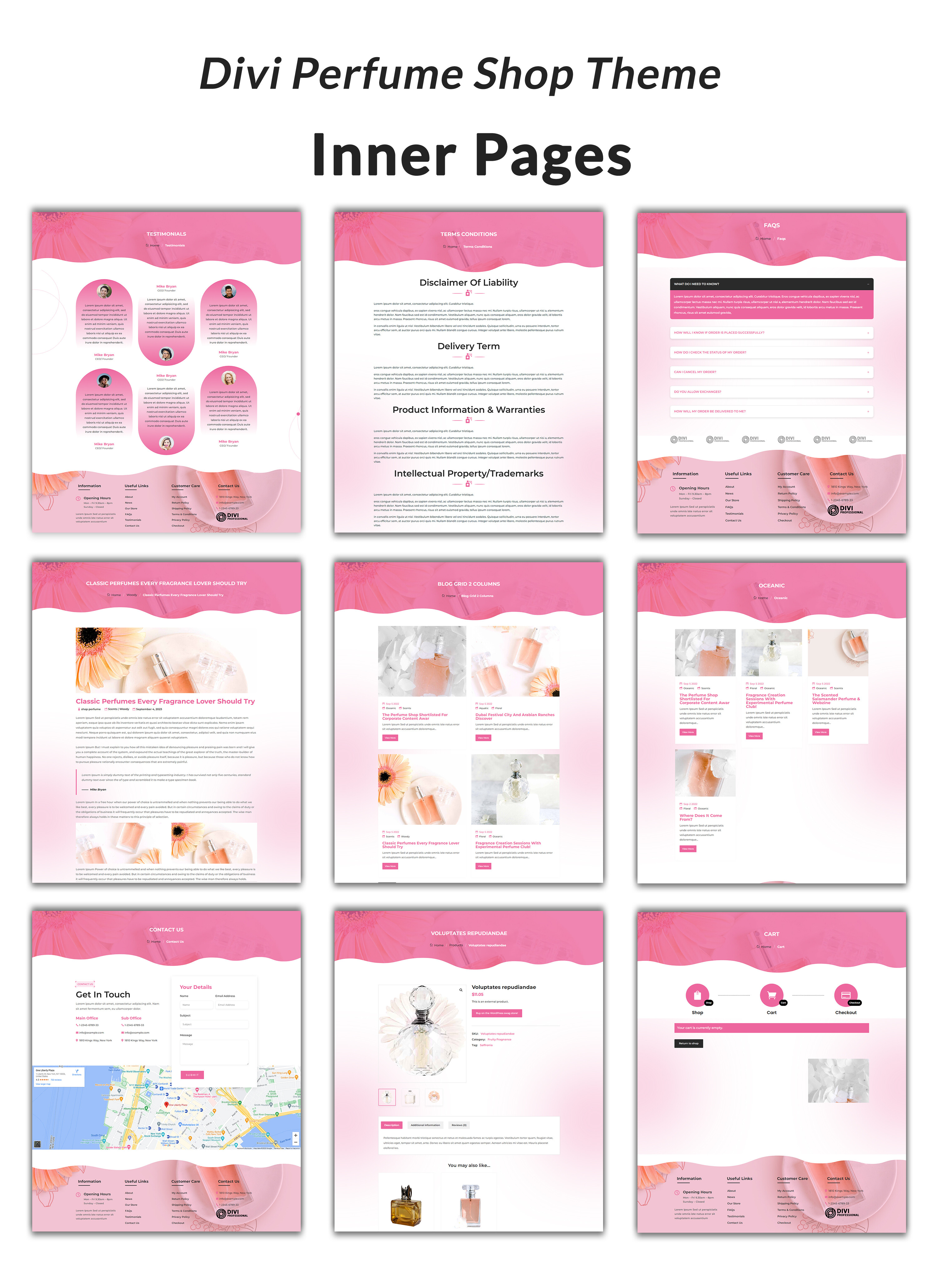 Divi Perfume Shop Woocommerce Theme