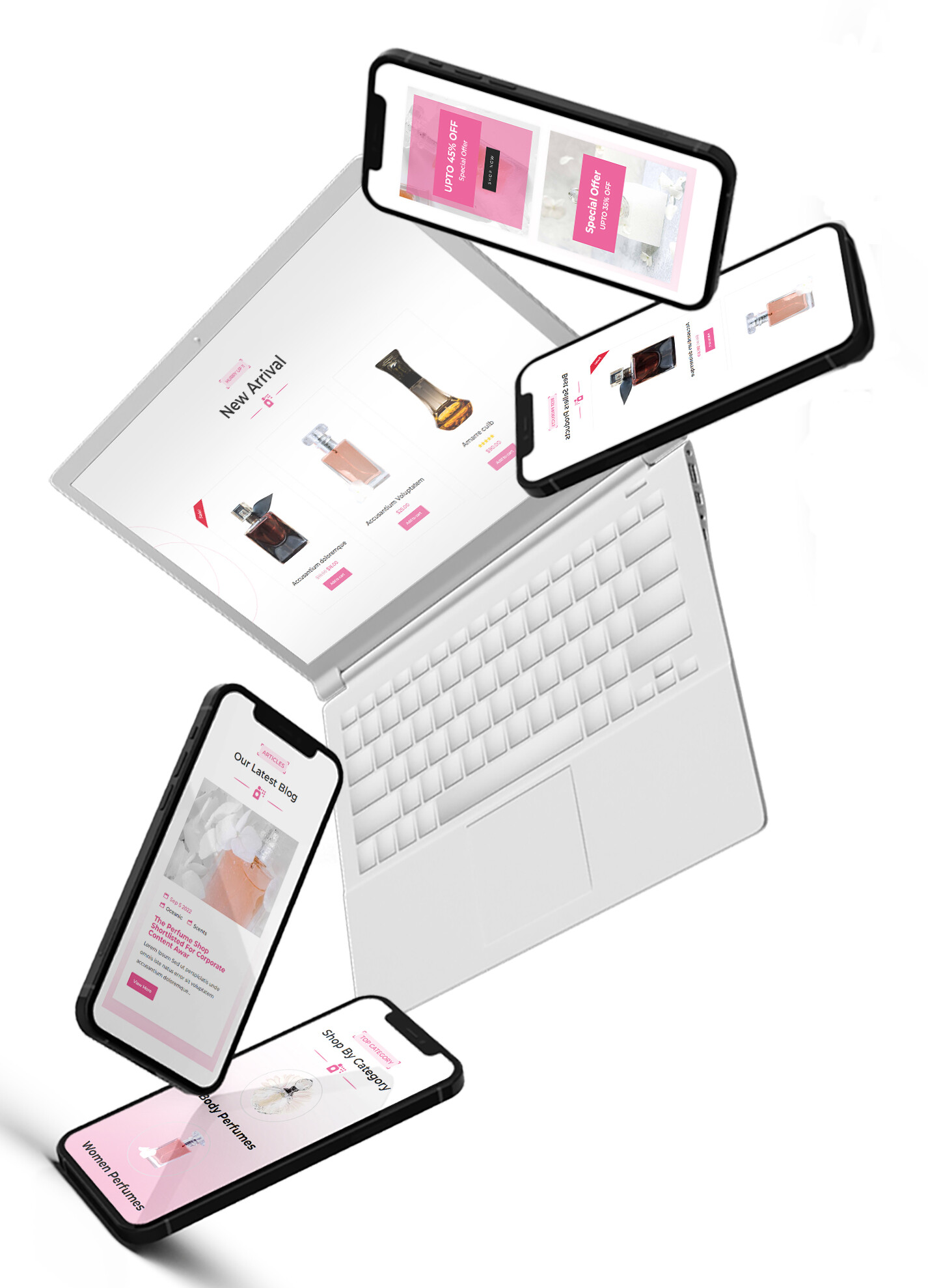 Divi Perfume Shop Woocommerce Theme