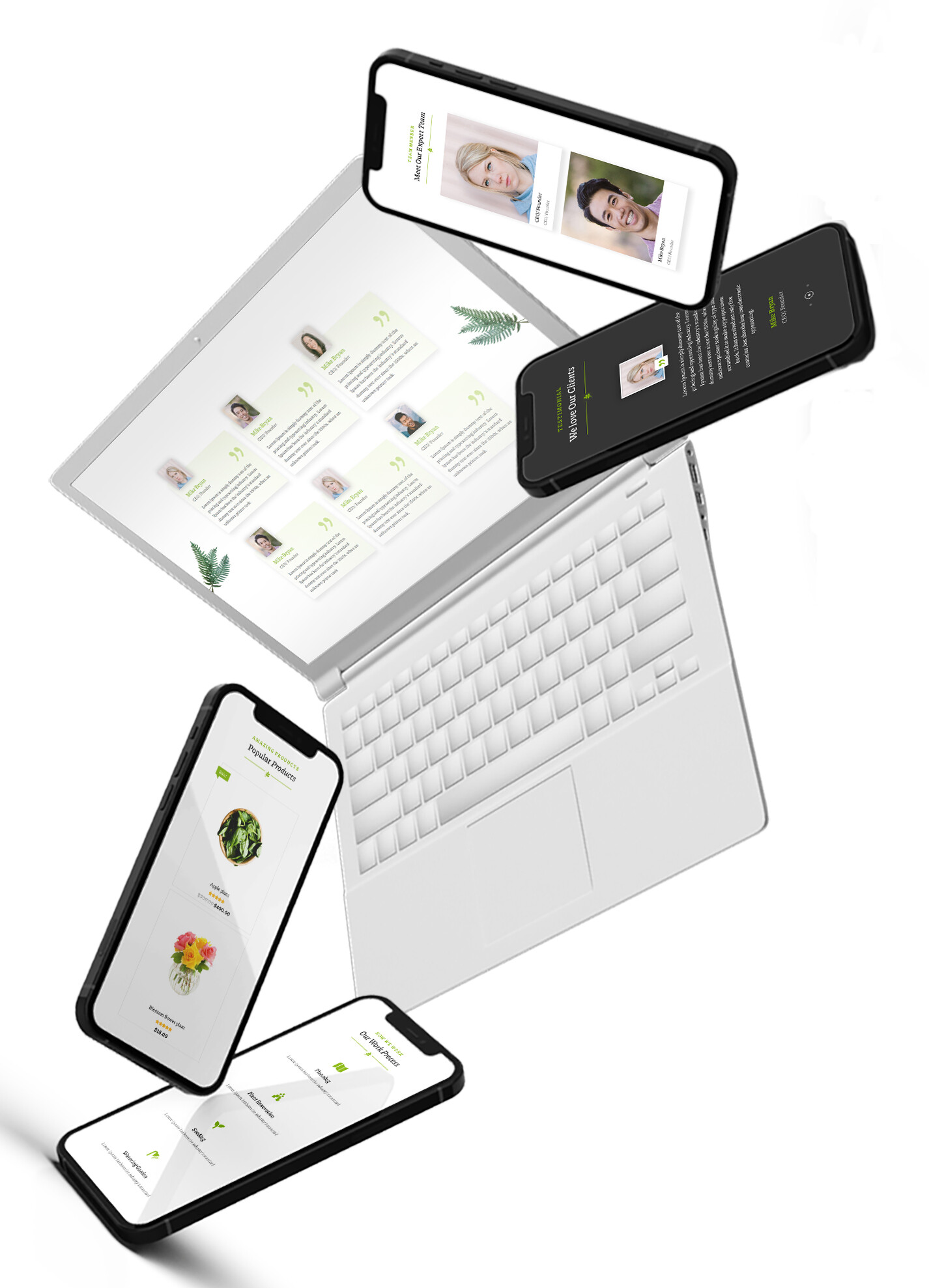 Divi Plants Shop Woocommerce Theme