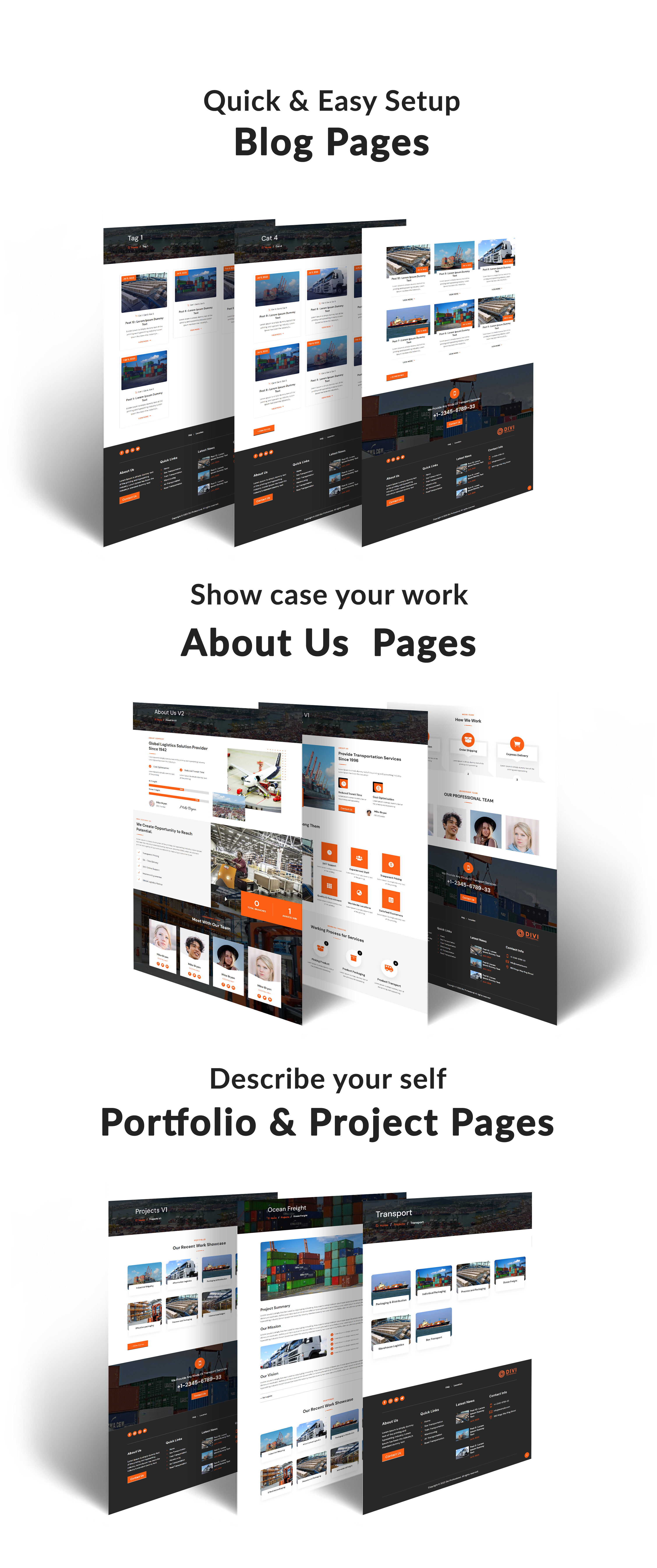 Divi Transport & Logistics Theme