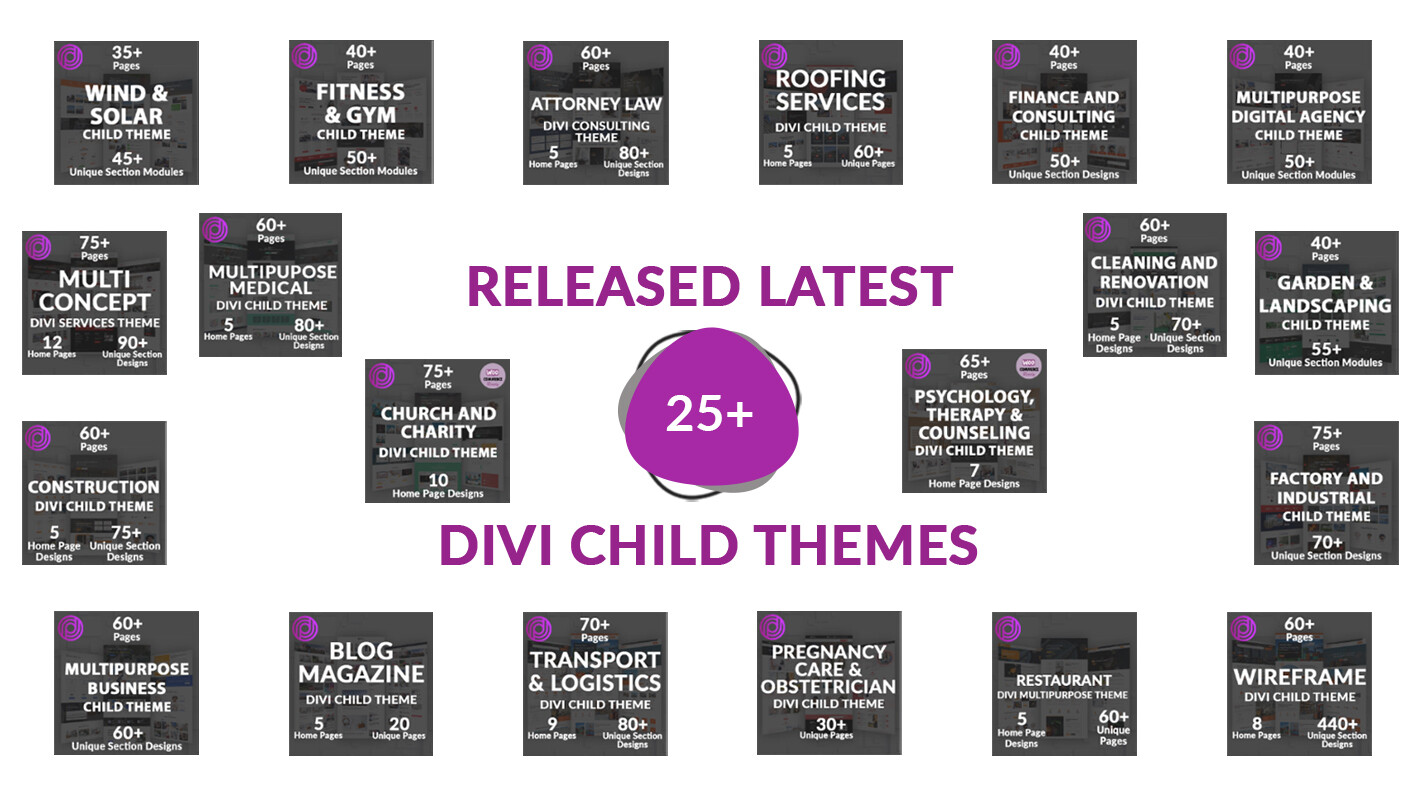 Divi Child Themes Bundle