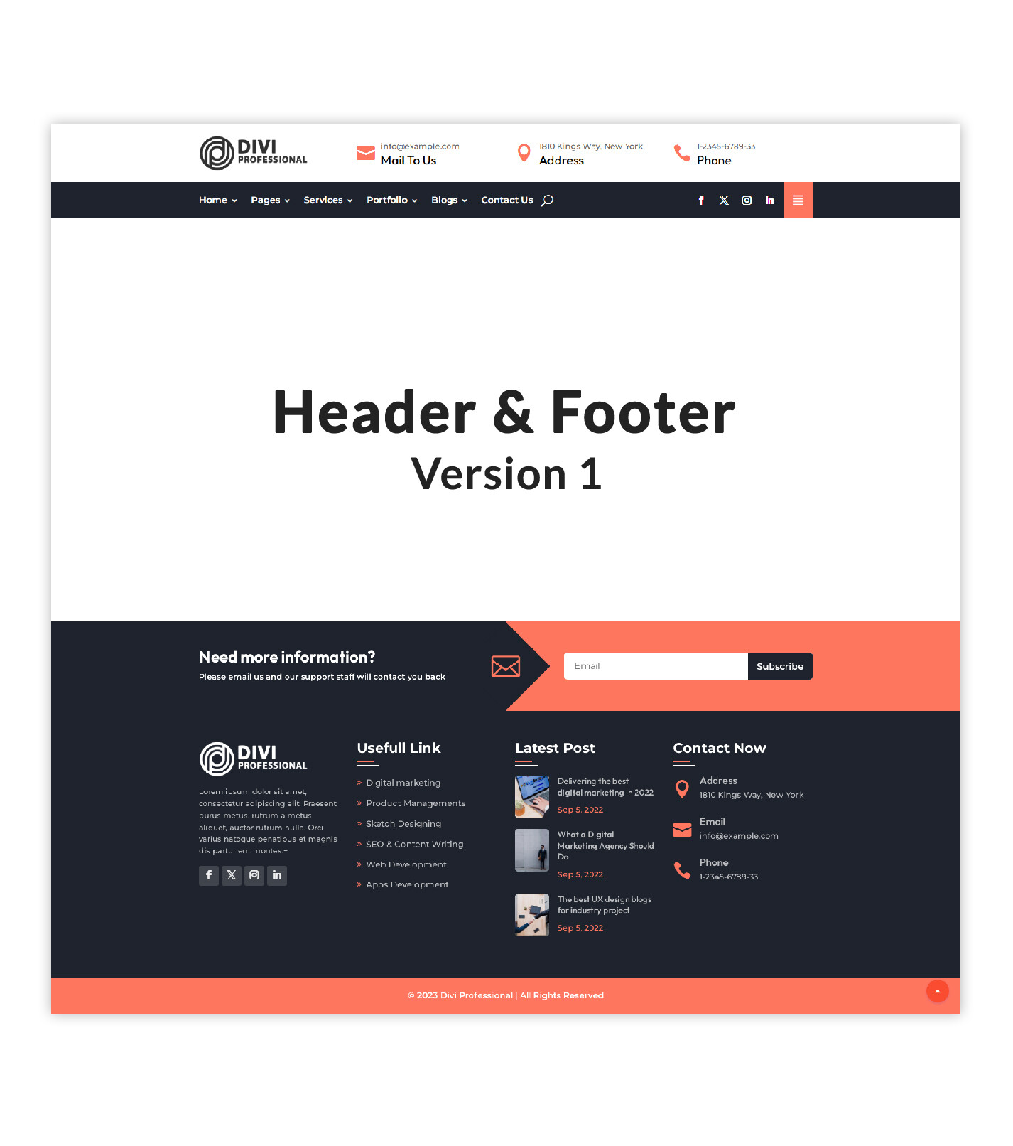 Divi Digital Agency Theme