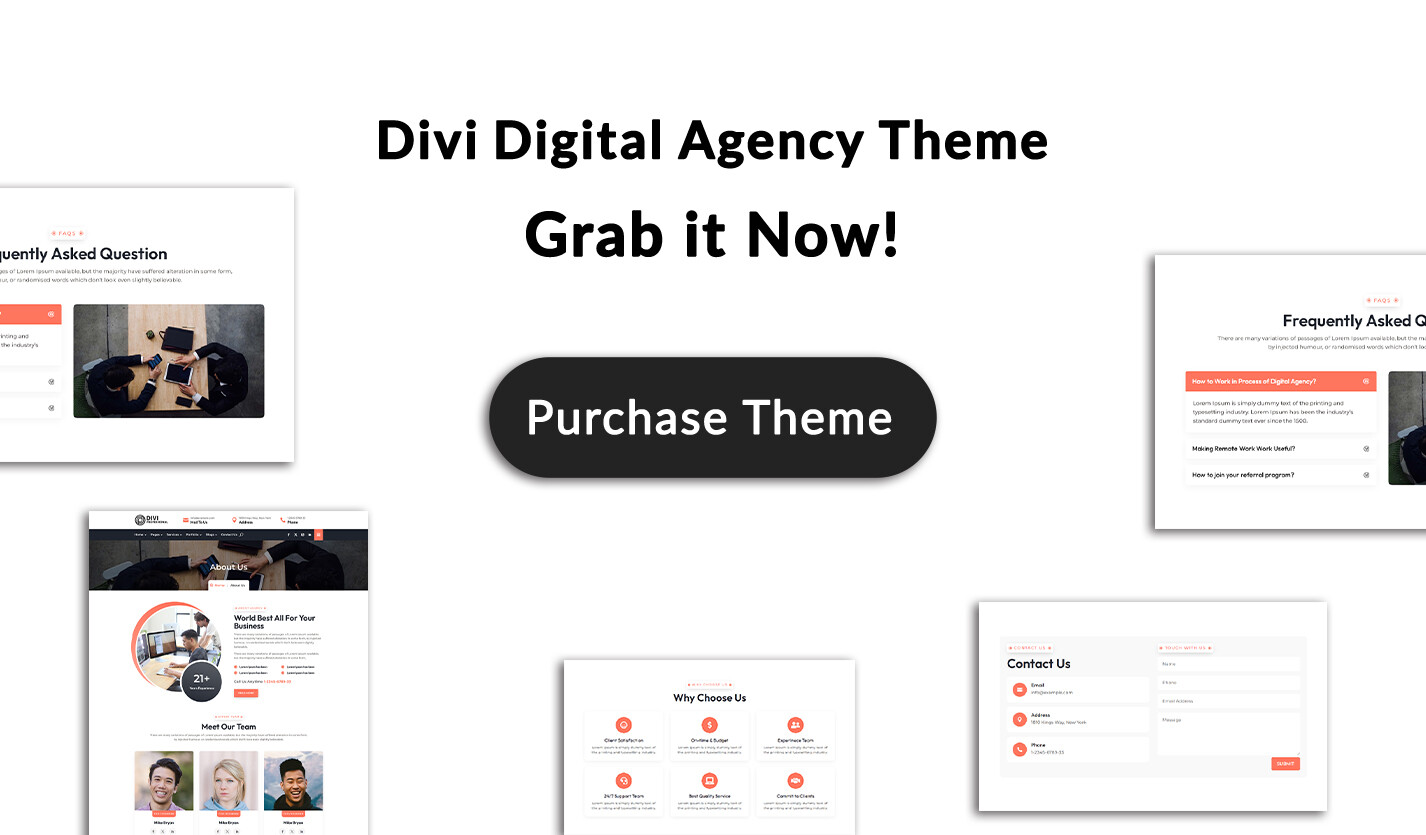 Divi Digital Agency Theme