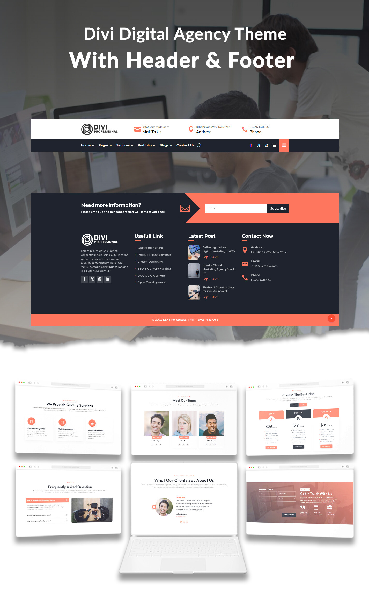 Divi Digital Agency Theme