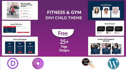 Divi Fitness and Gym Theme