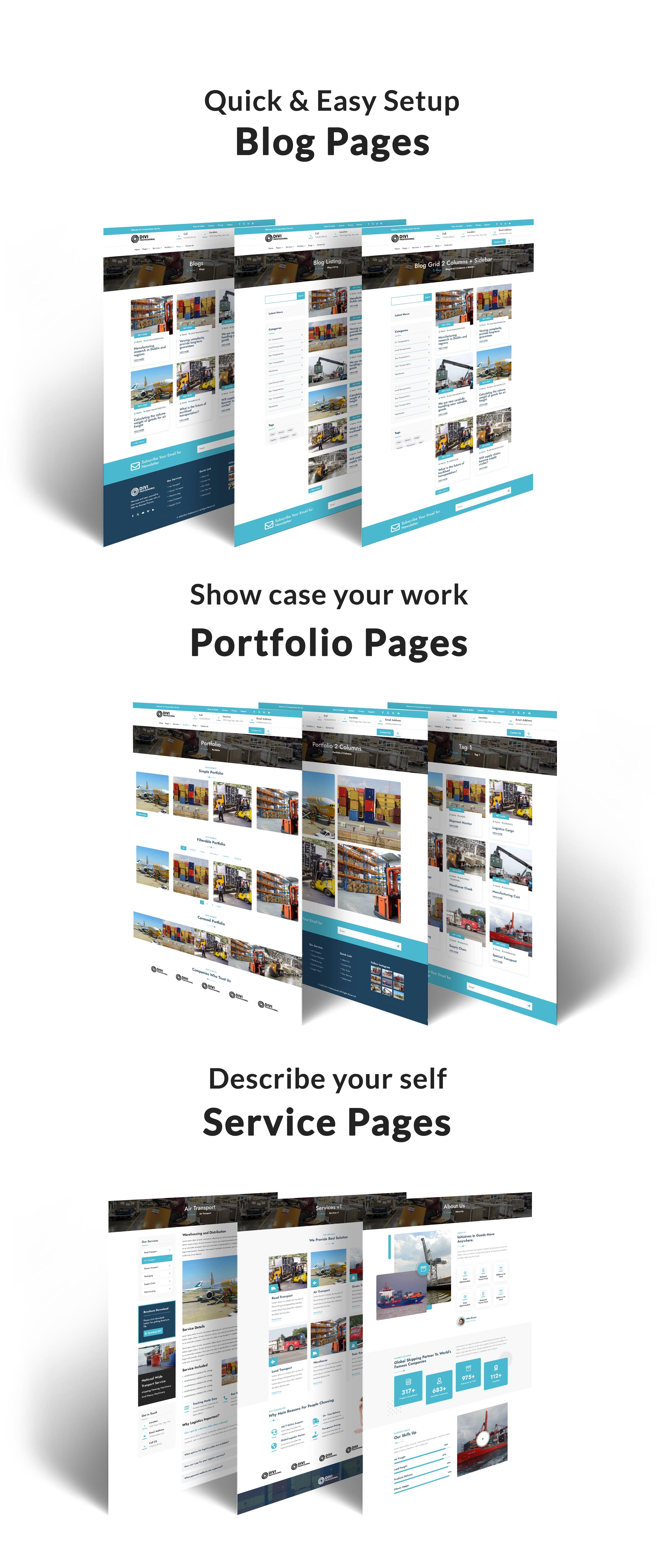 Divi Logistics Child Theme