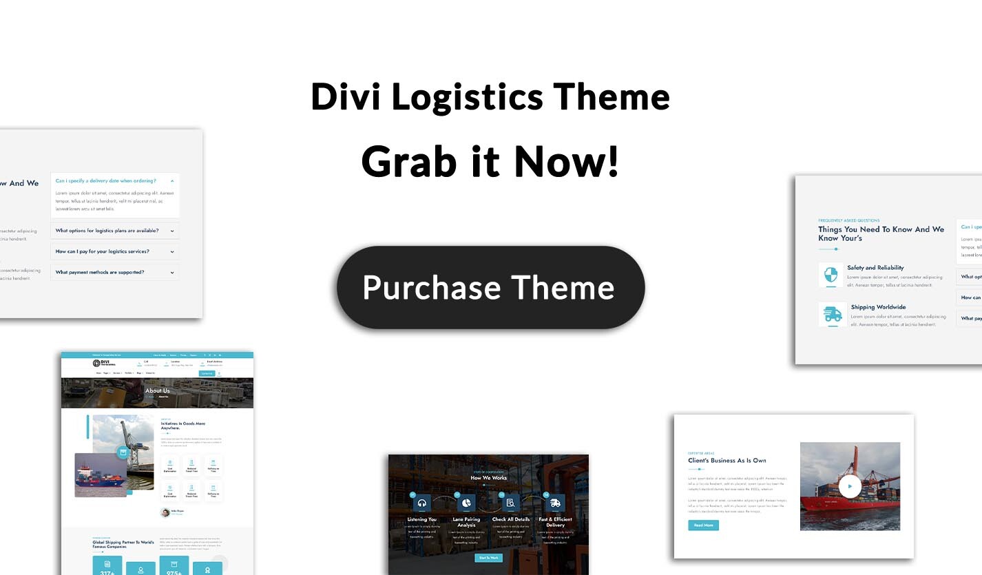 Divi Logistics Child Theme