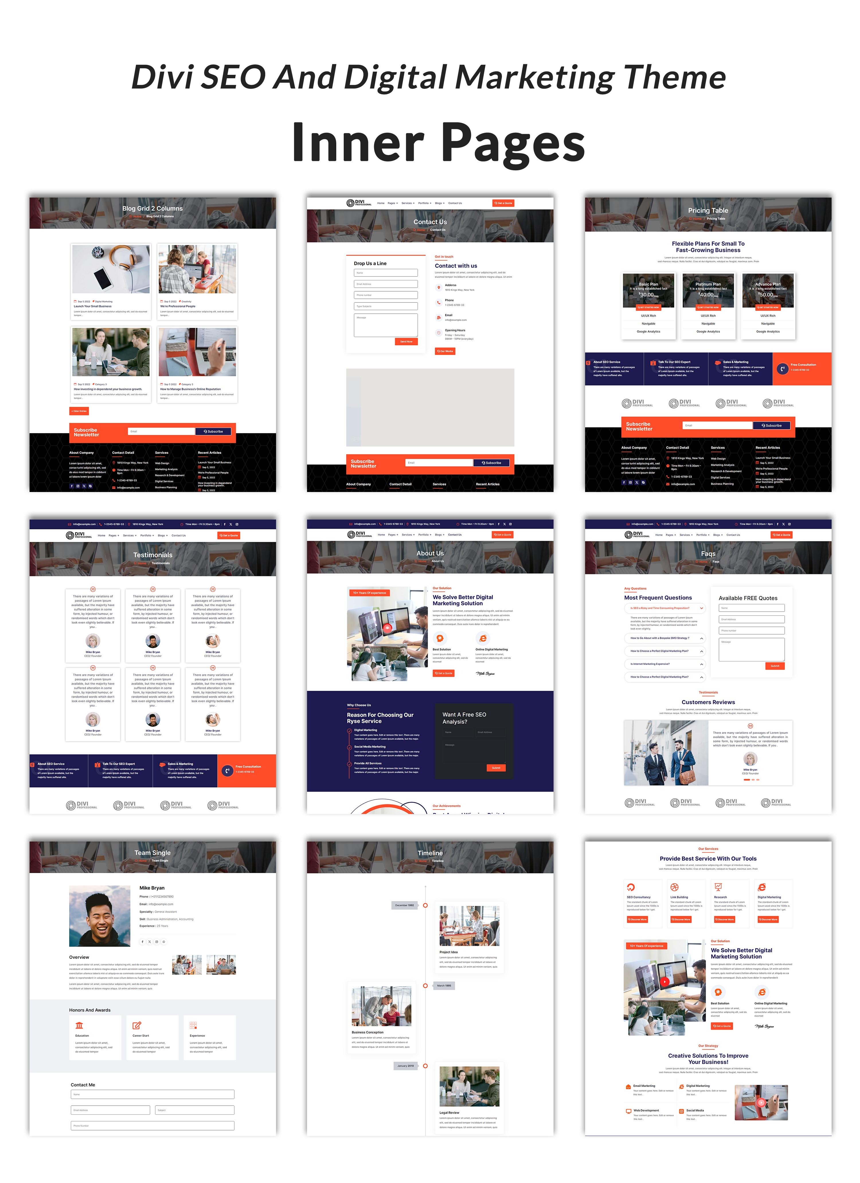 Divi SEO And Digital Marketing Child Theme