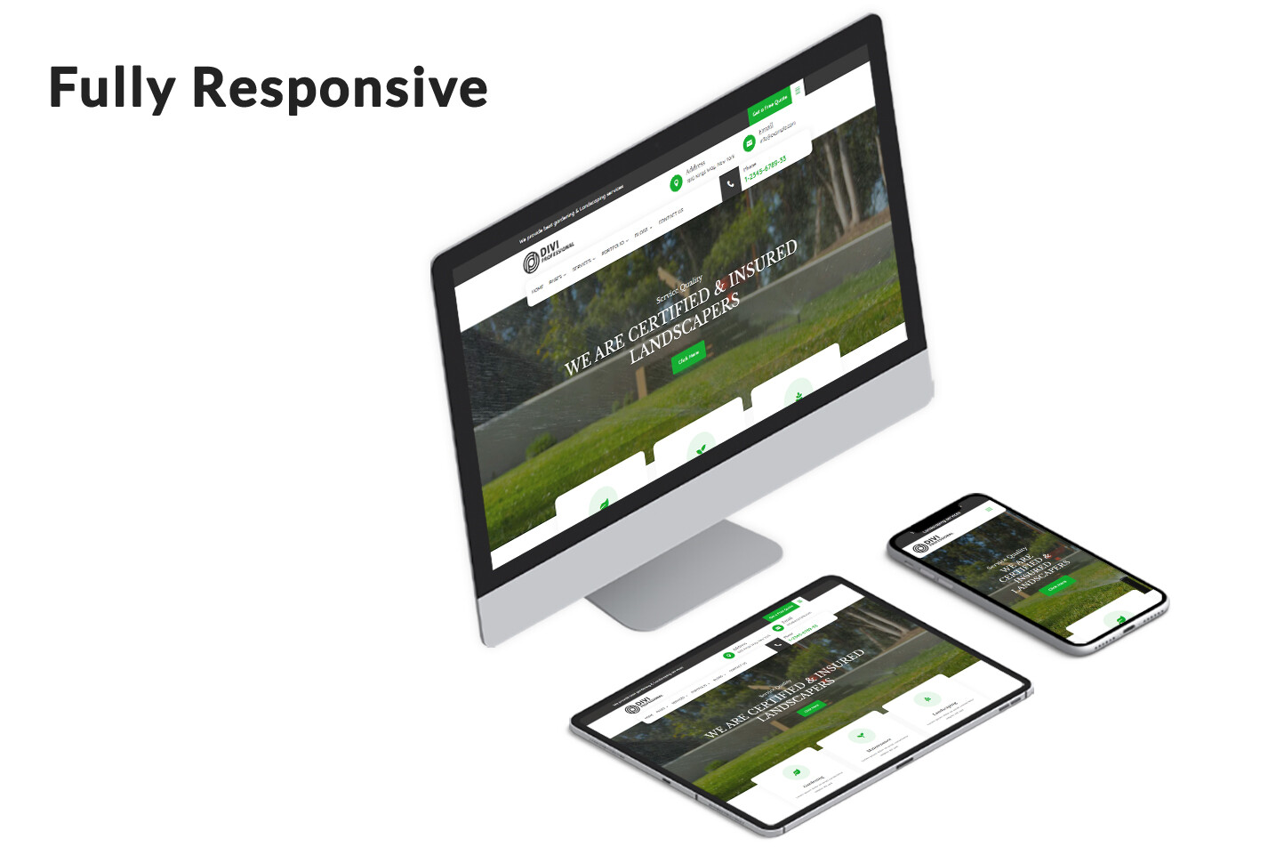 Divi Lawn Services Theme