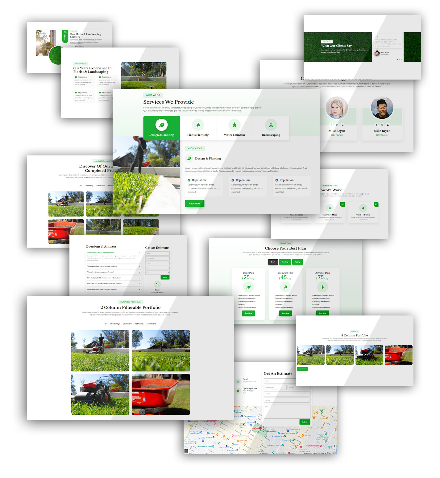 Divi Lawn Services Theme