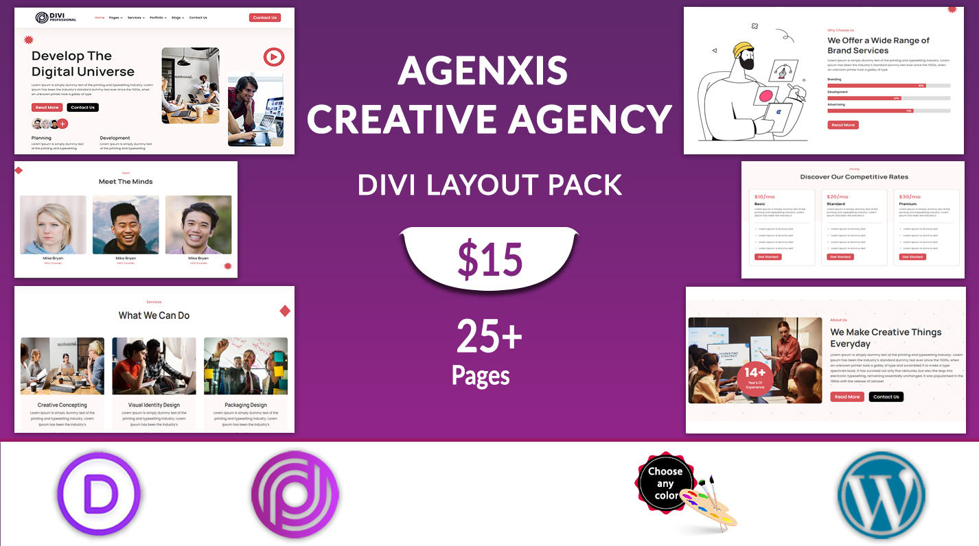 Divi Pet Care Layout