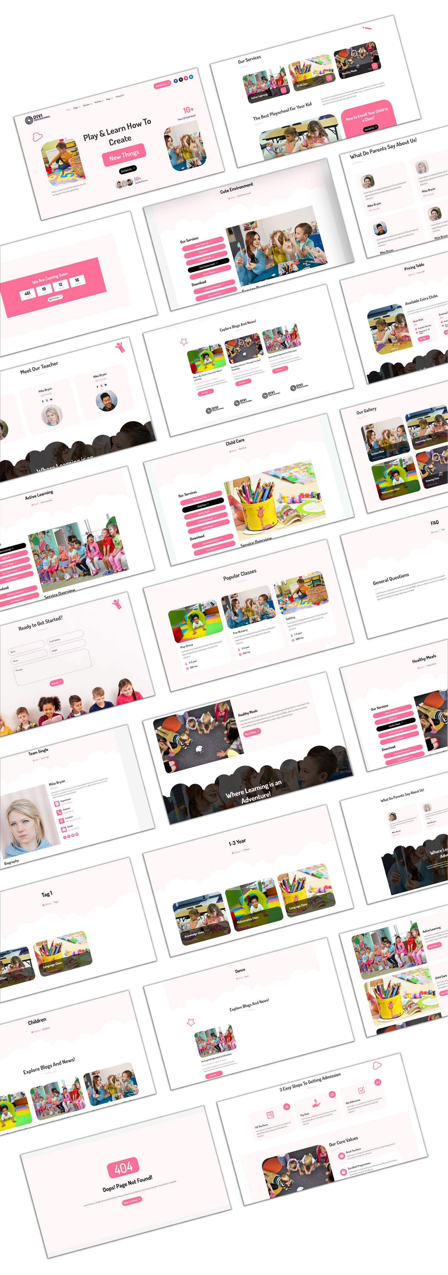 Divi Pet Care Layout