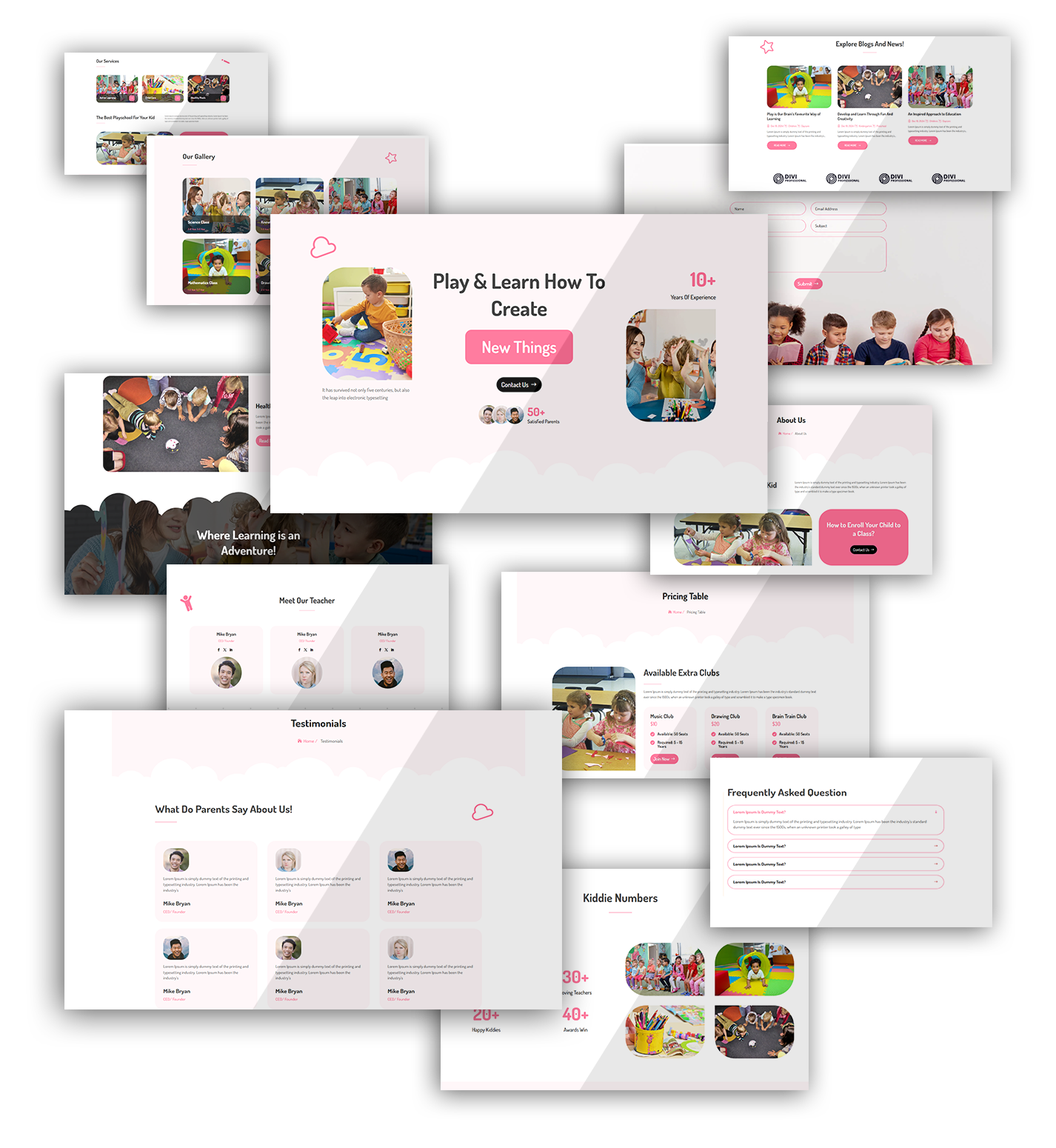 Divi Pet Care Layout